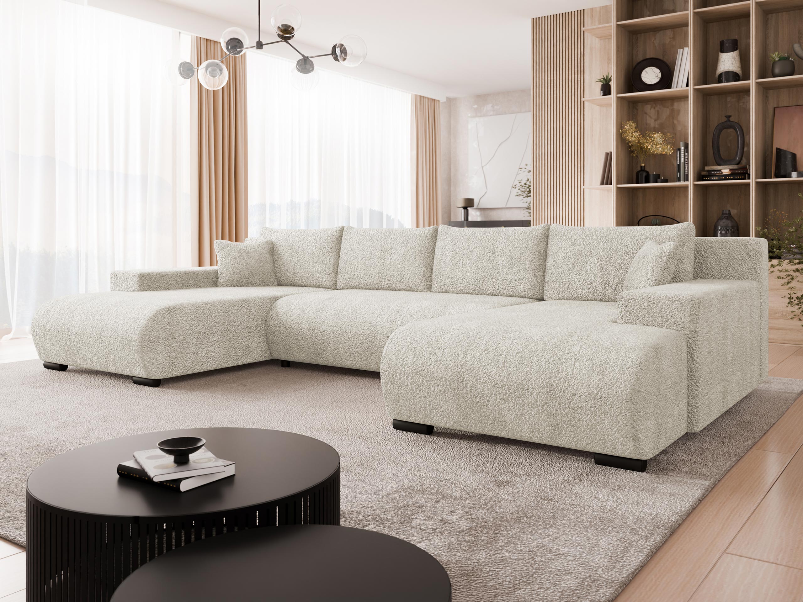 Ugaona sofa Comfivo 483 (Coral 65)