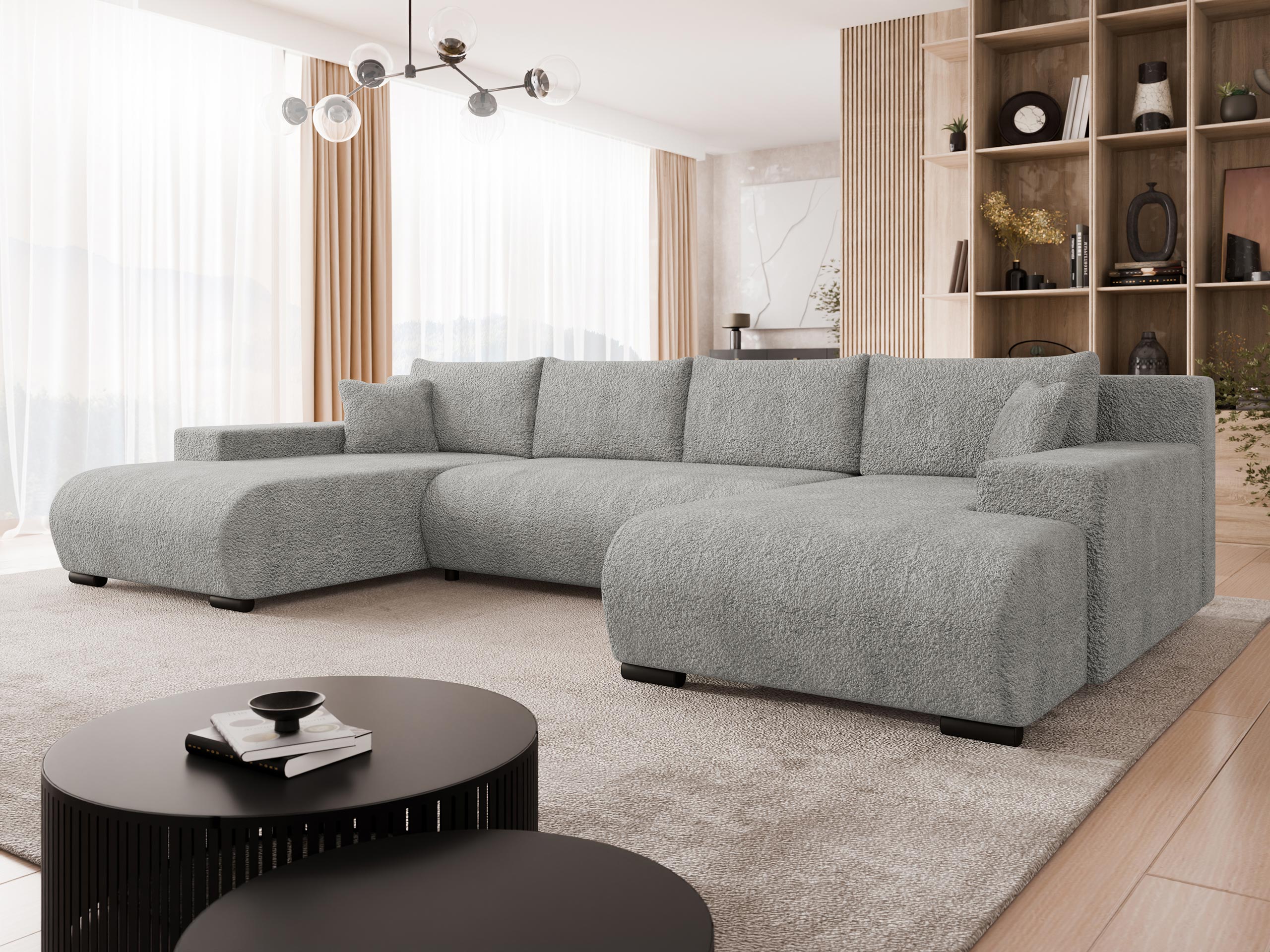 Ugaona sofa Comfivo 483 (Coral 75)
