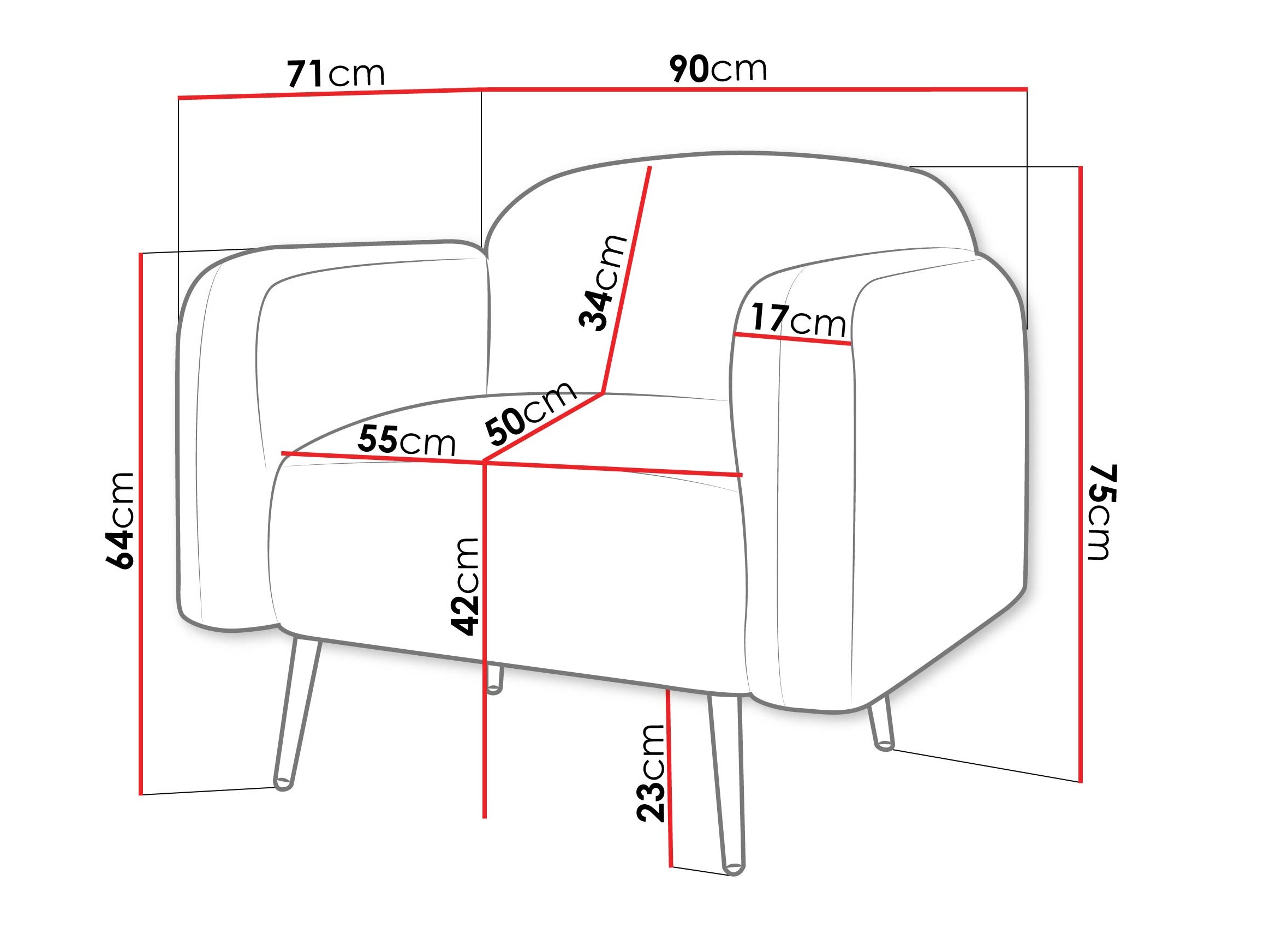 Fotelja Comfivo 486 (Uttario Velvet 2952)