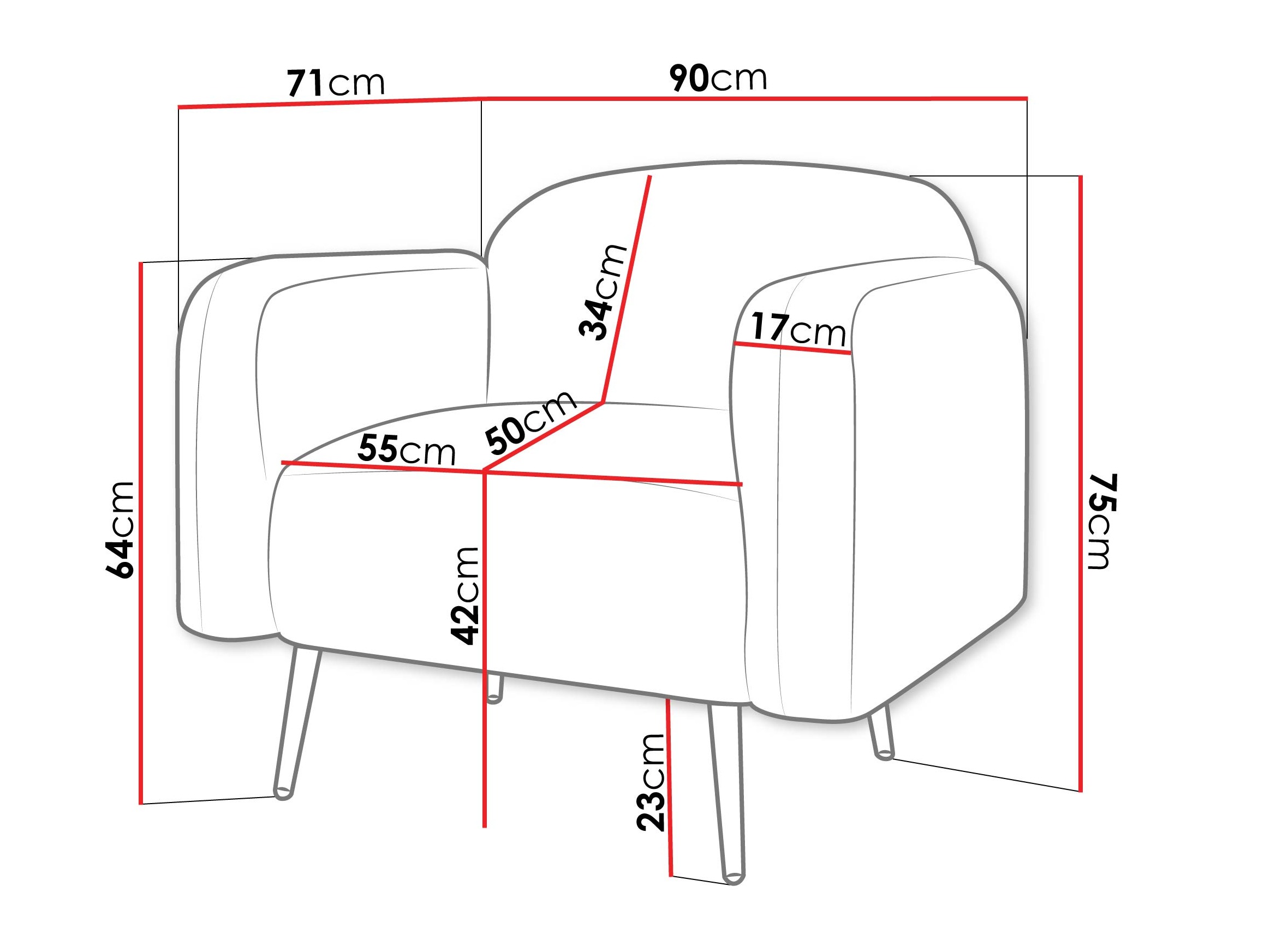 Fotelja Comfivo 486 (Uttario Velvet 2970)
