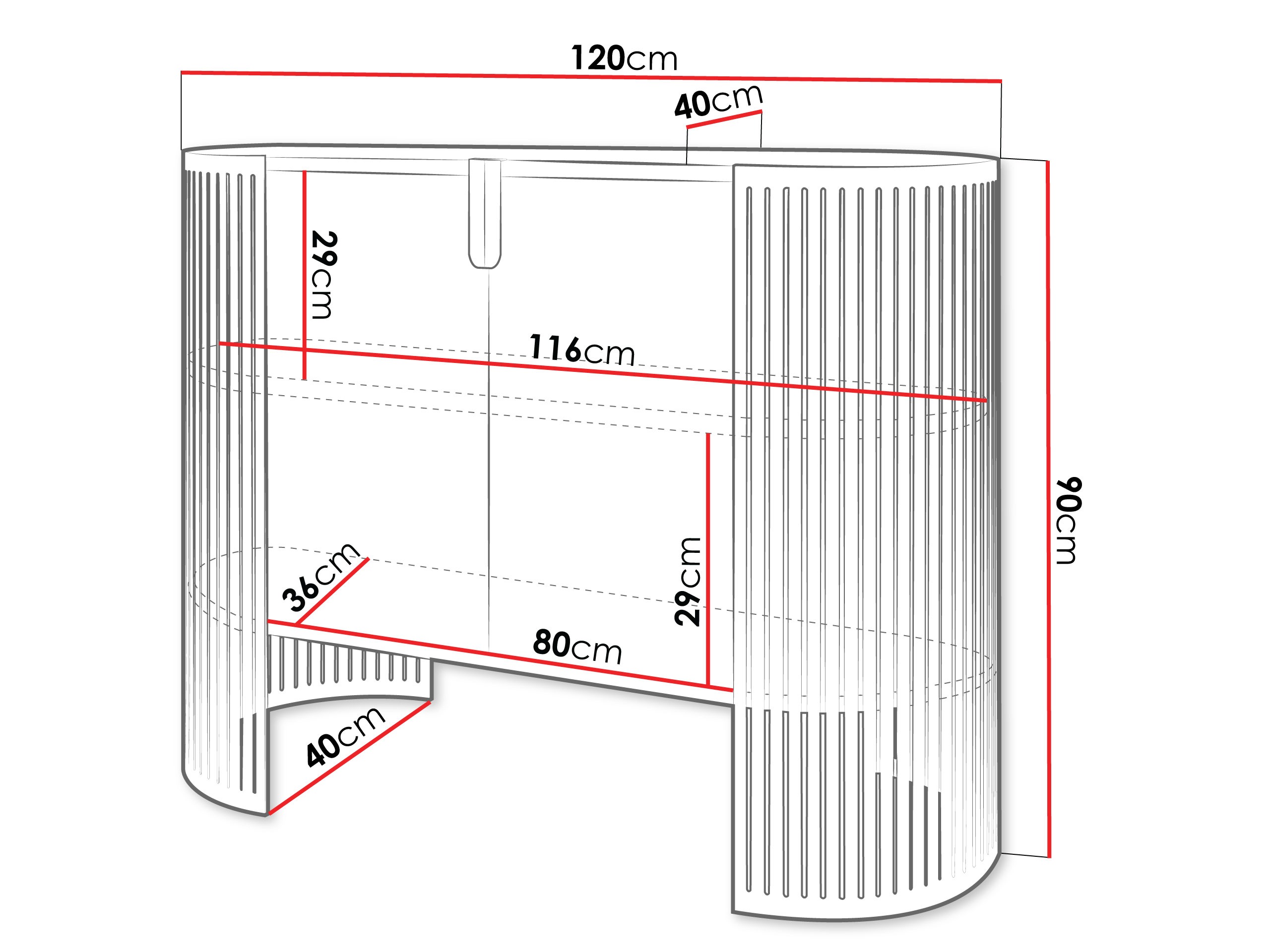 Ormarić Sordore 129 (Crno + Zanatski zlatni hrast)