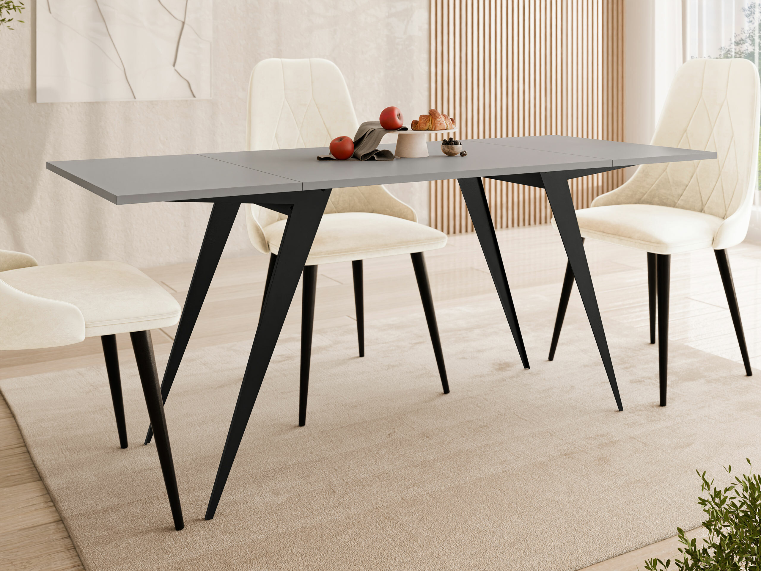 Modularni stočić za kafu Oswego 150 (Graphite + Crno)