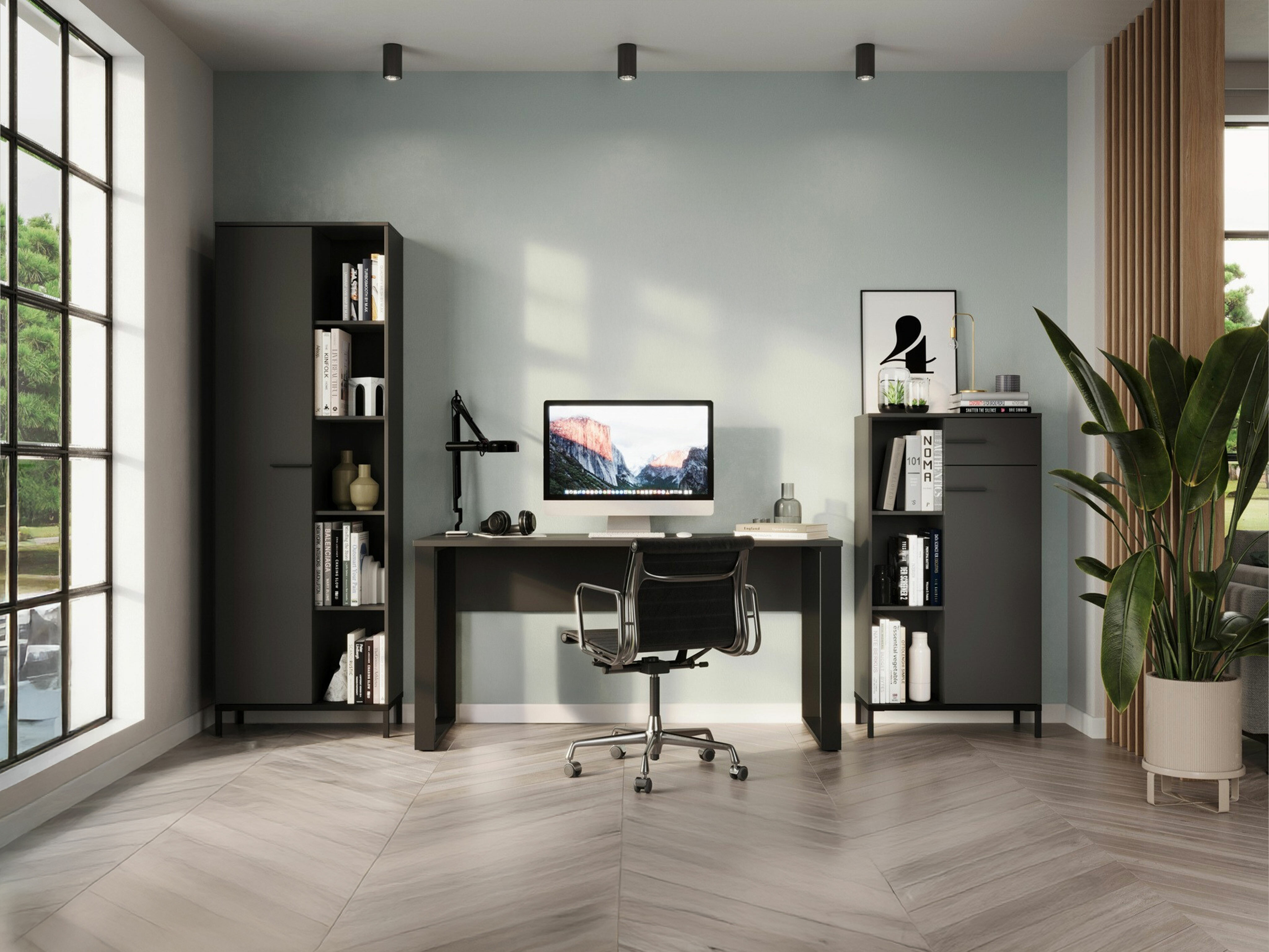 Set za kućnu kancelariju Solaro 102 (Grafit)