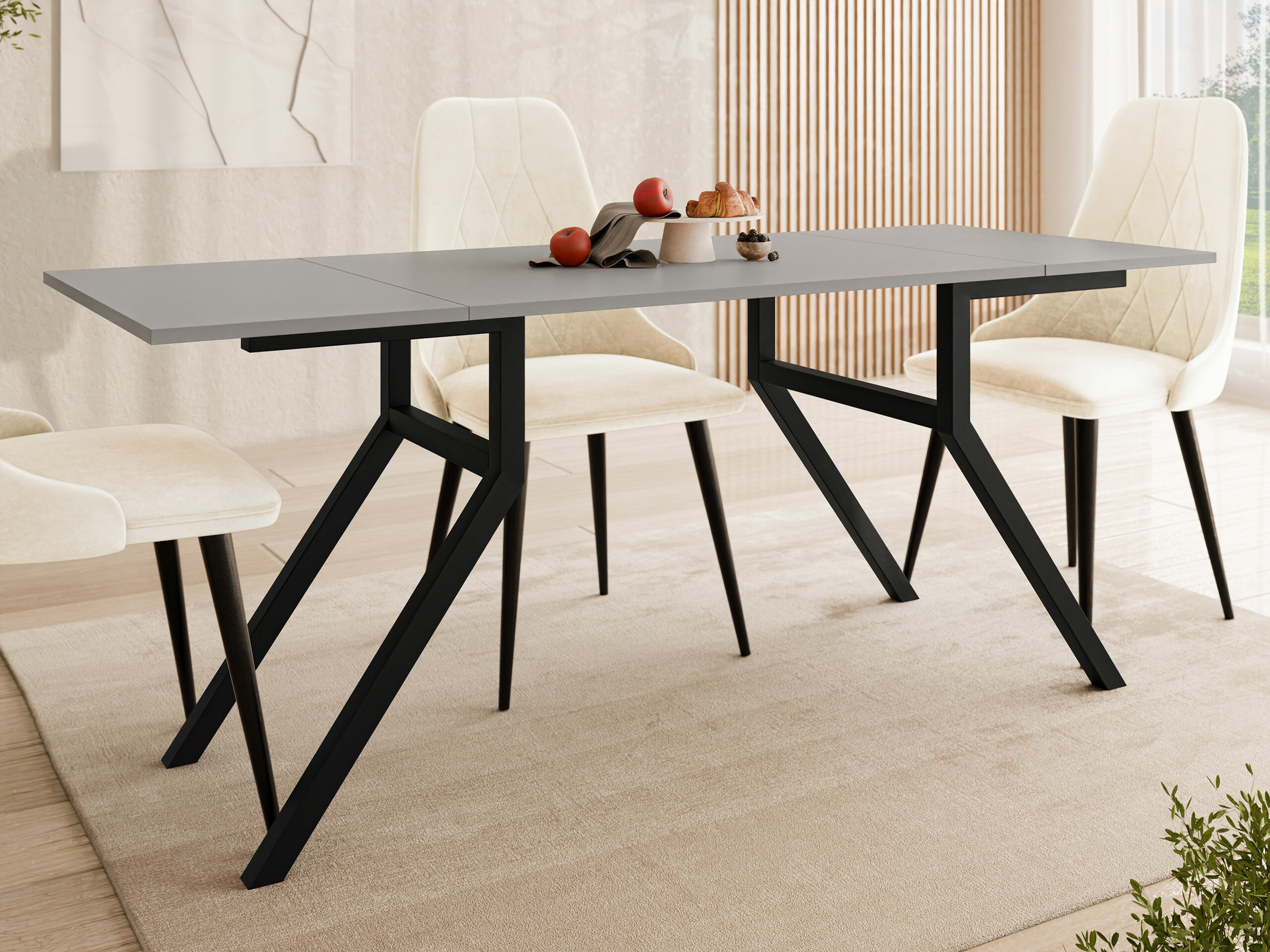 Modularni stočić za kafu Oswego 151 (Graphite + Crno)