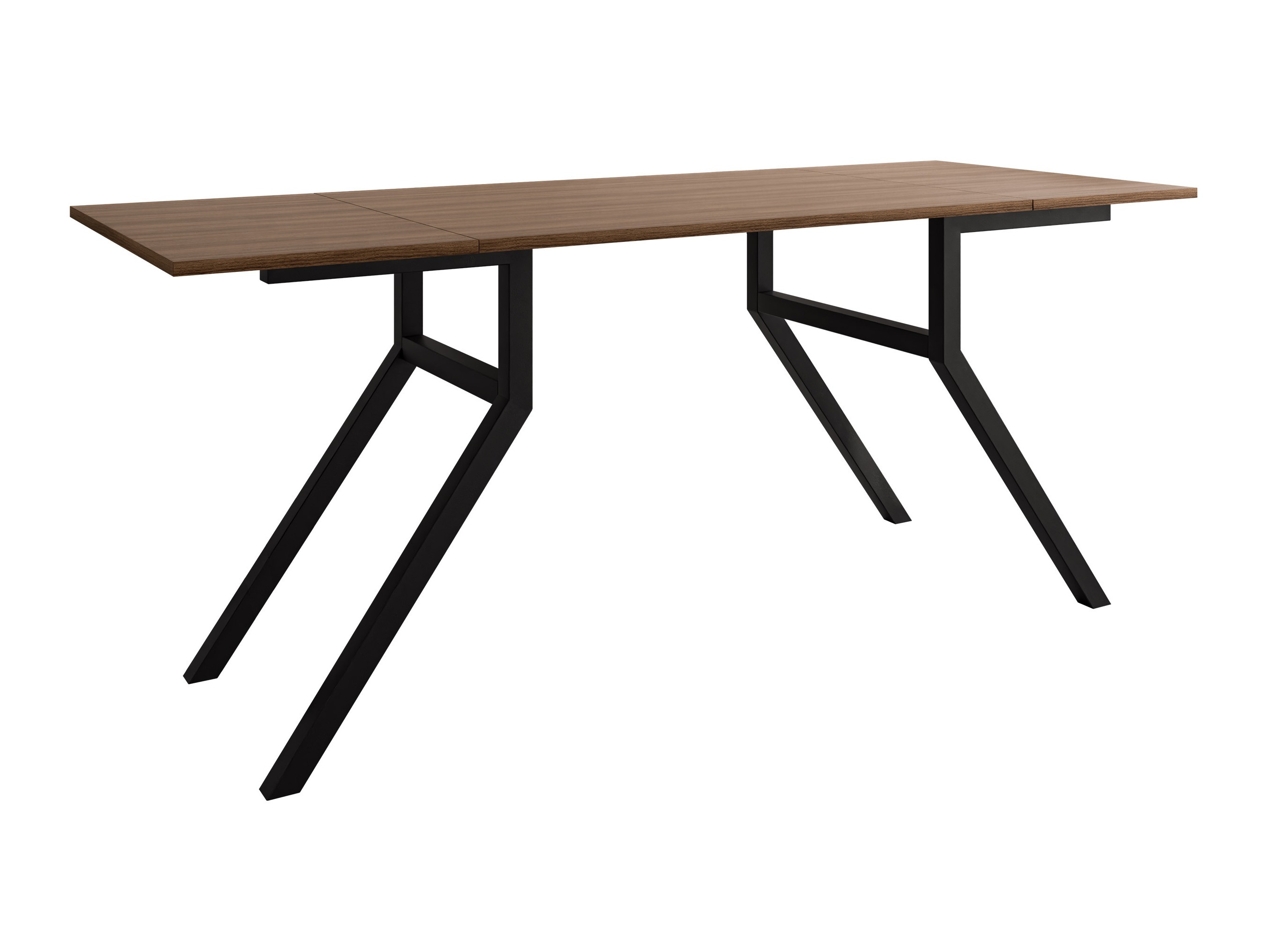 Modularni stočić za kafu Oswego 151 (Orah + Crno)