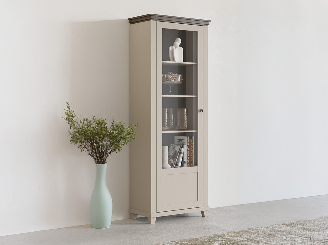 Polica Tolnue 101 (Svetlo bež + Hrast)