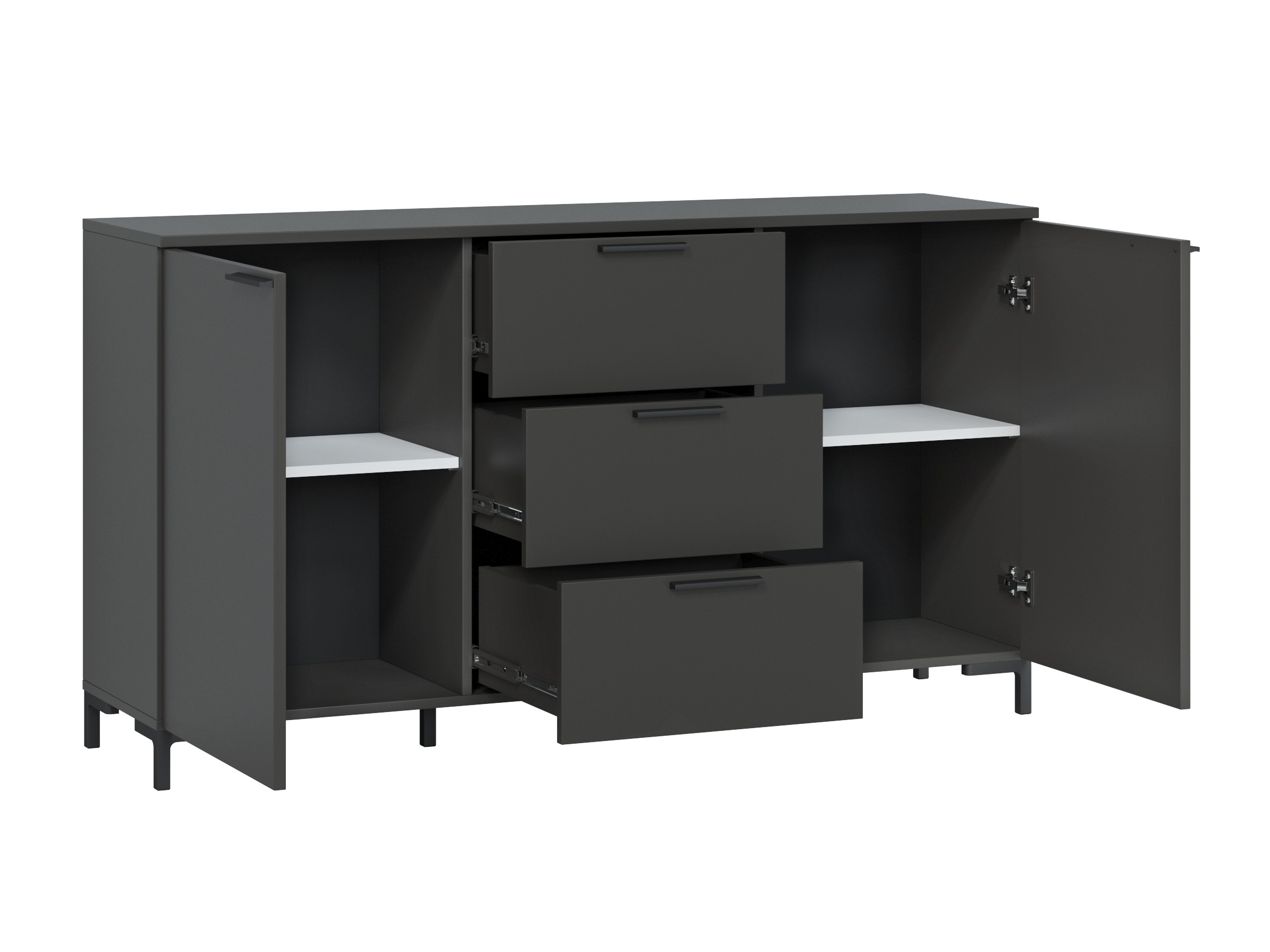 Komoda Salnola 101 (Sivo)