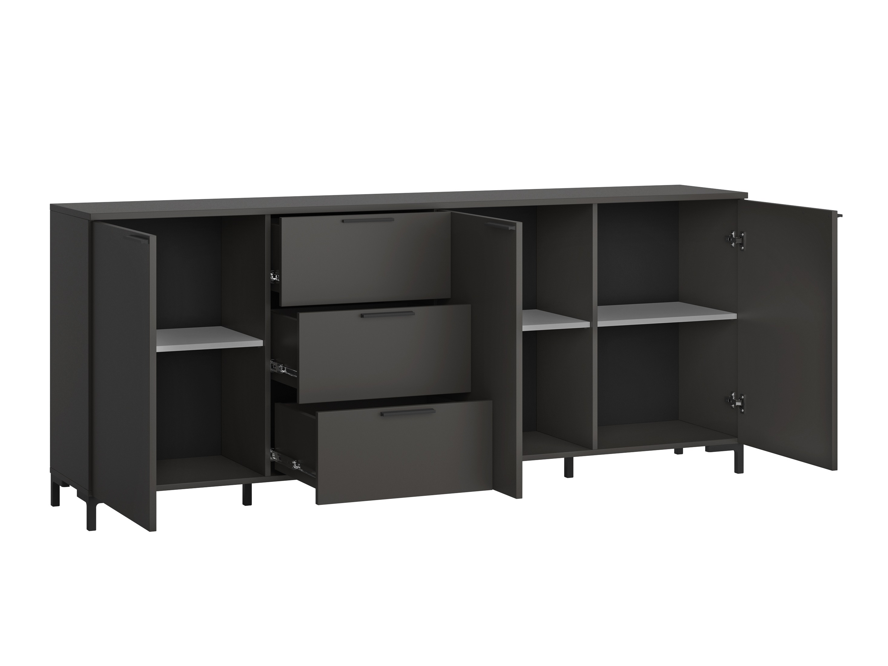 Komoda Salnola 102 (Sivo)