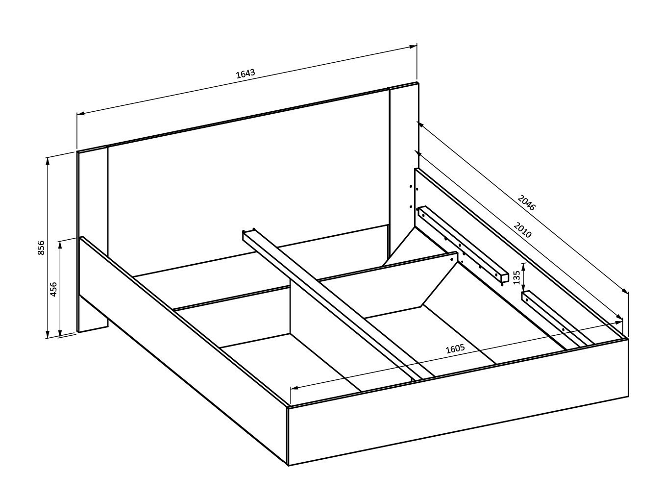 Krevet Mirsevi 106 (160 x 200 cm)