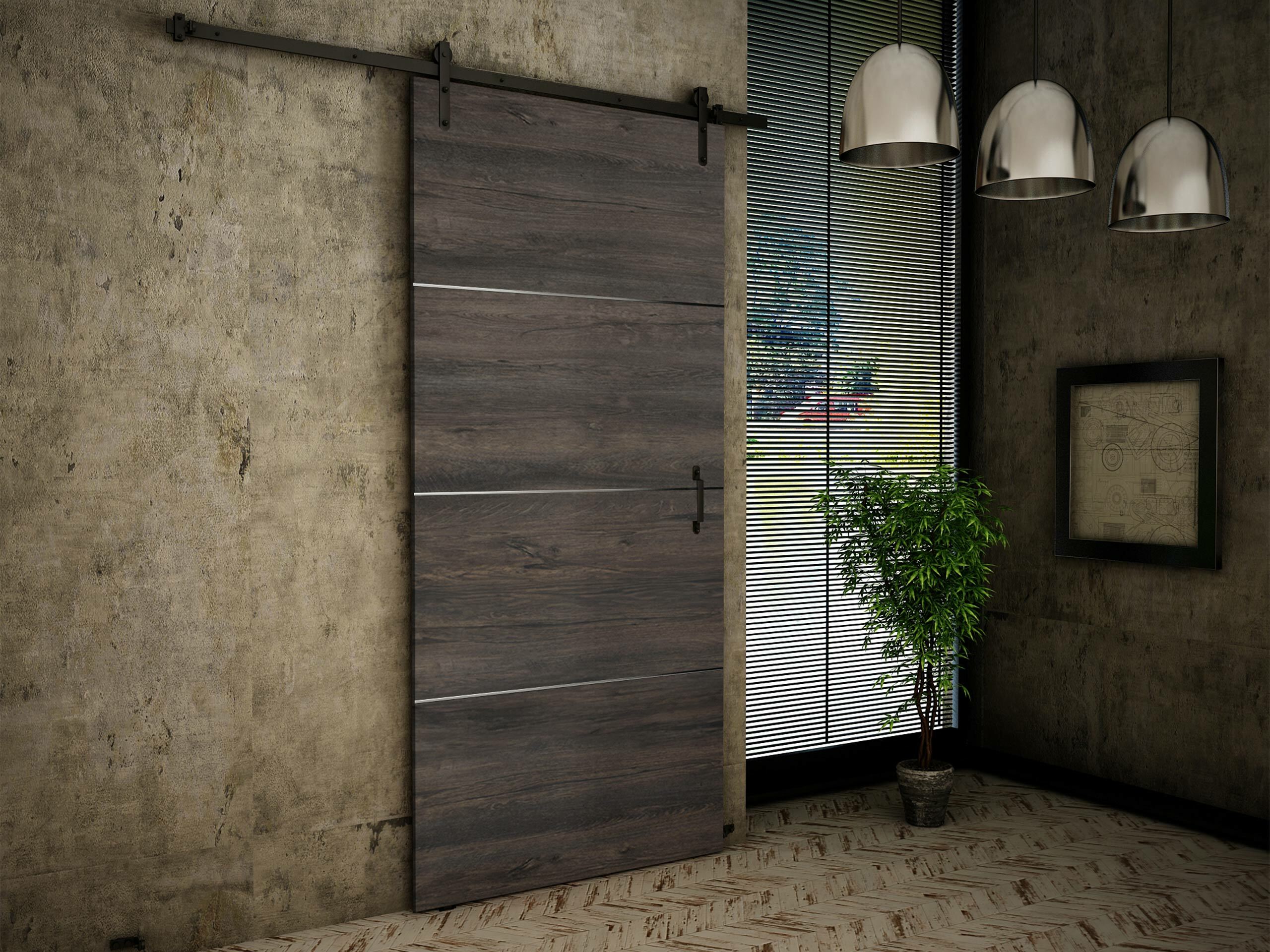 Klizna vrata Dover 155 (Tamni jasen)