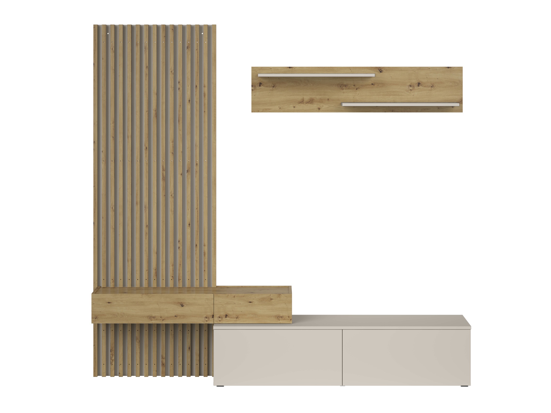 Set za dnevnu sobu Houston 2086 (Artisan hrast + Kašmir)
