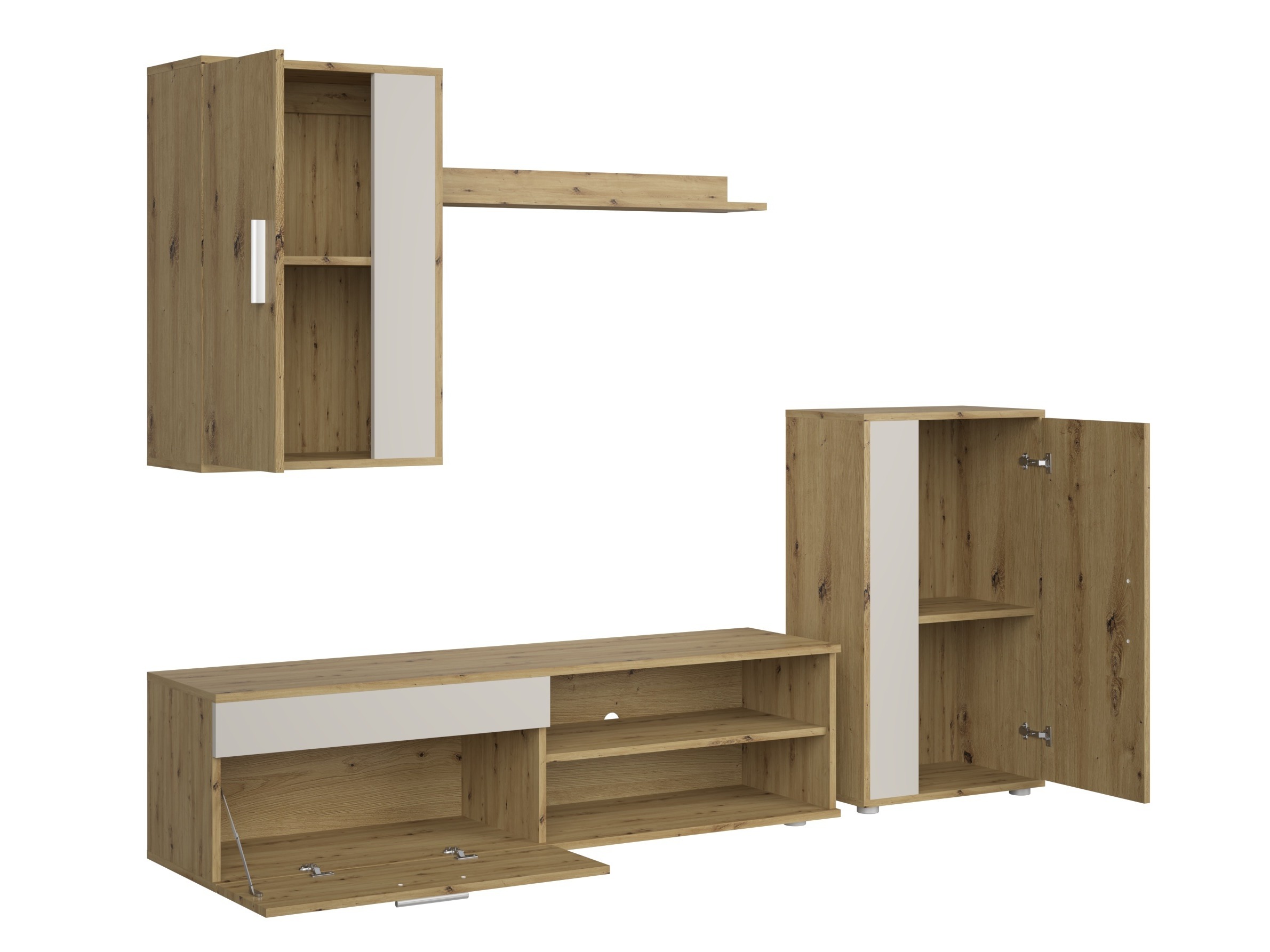 Set za dnevnu sobu Houston 2087 (Artisan hrast + Kašmir)