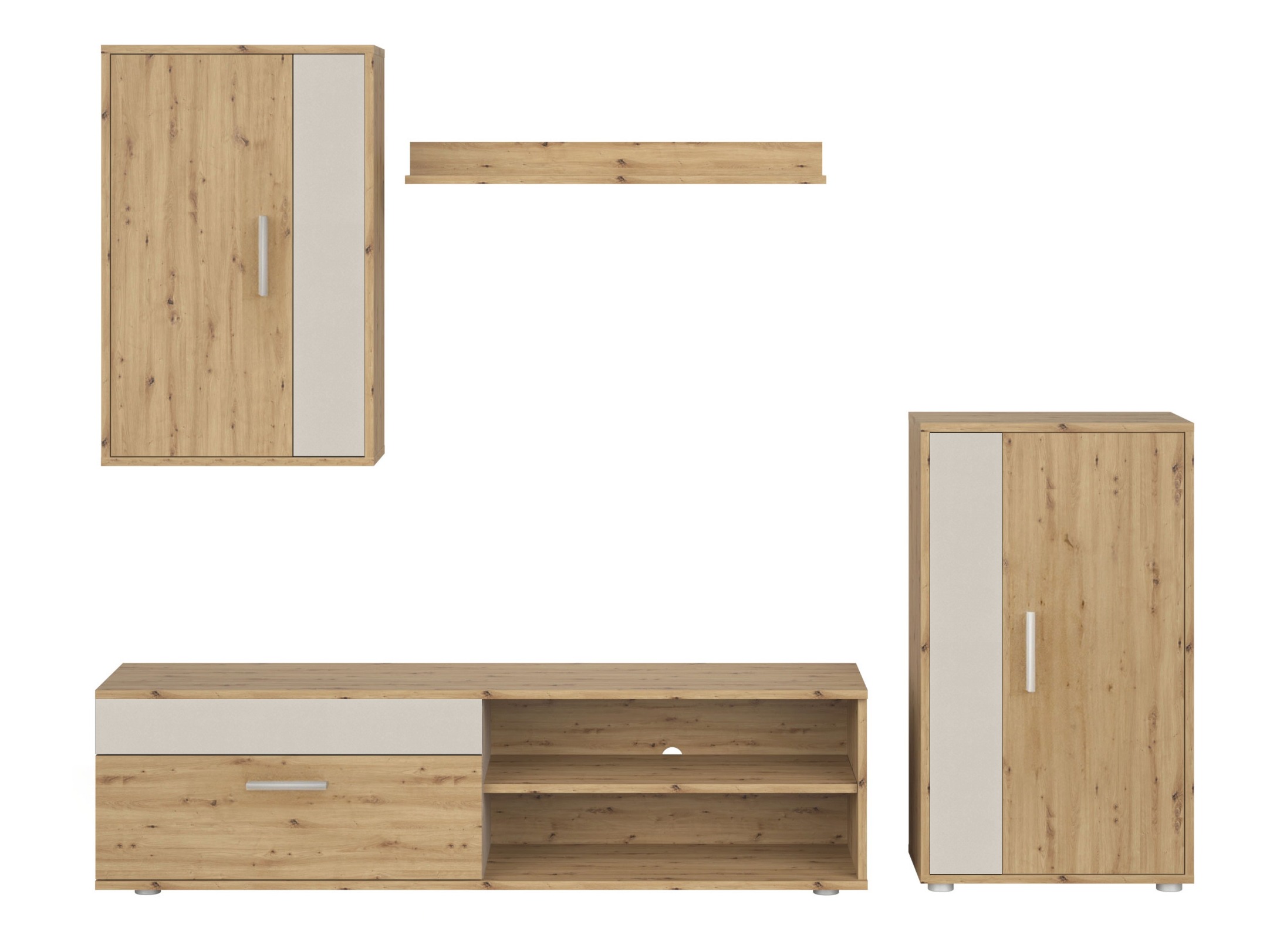 Set za dnevnu sobu Houston 2087 (Artisan hrast + Kašmir)