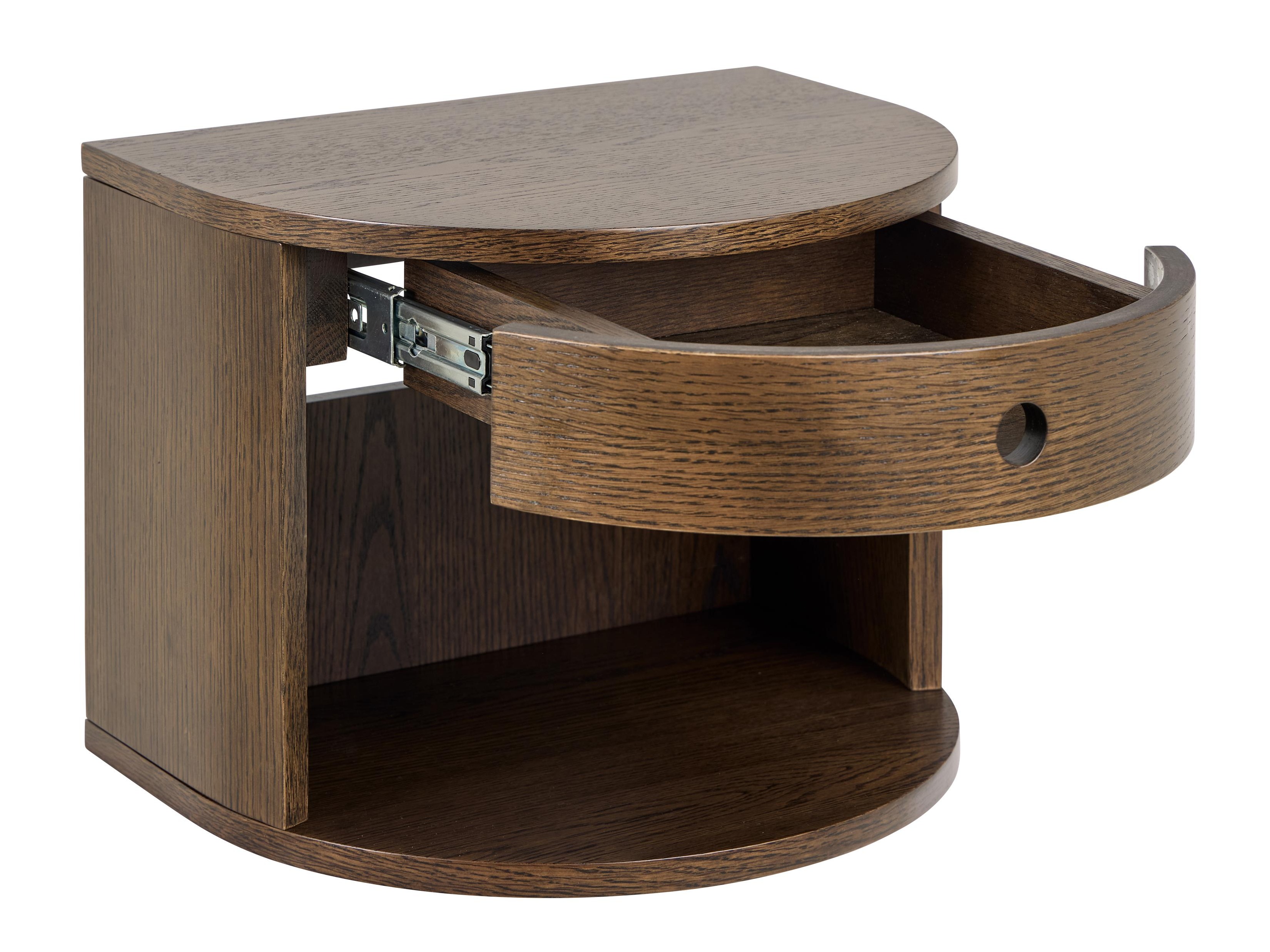 Noćni ormarić Norsica 988 (Tamni hrast)