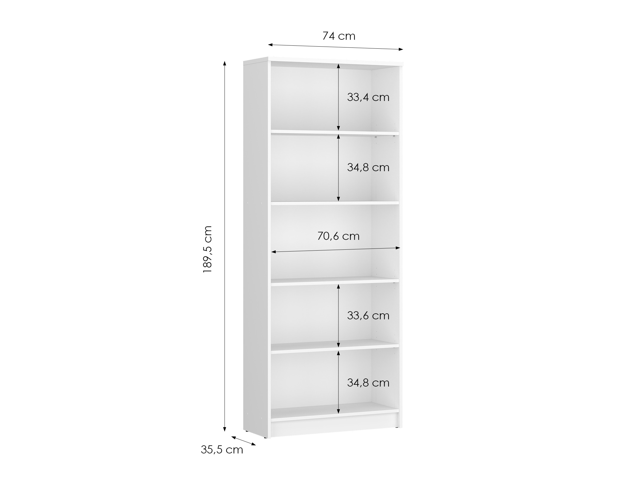 Polica Ontario 194 (Belo)