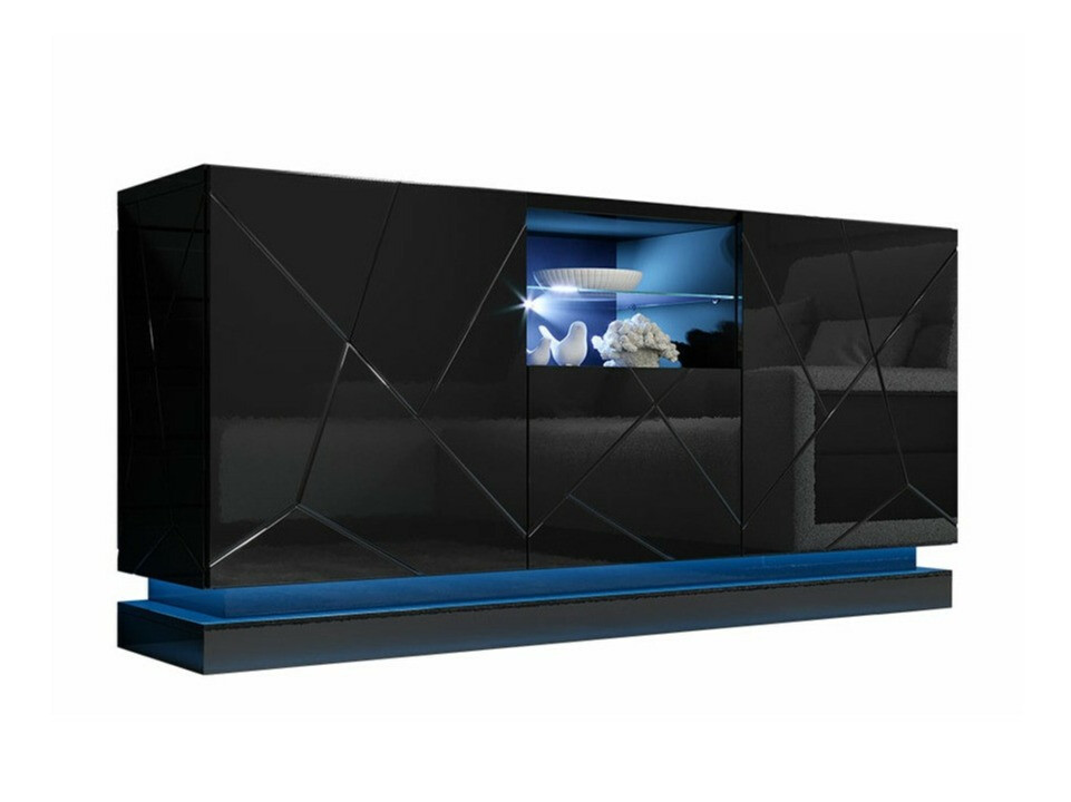 Ormarić Linar (Crno + Sjajno crna)