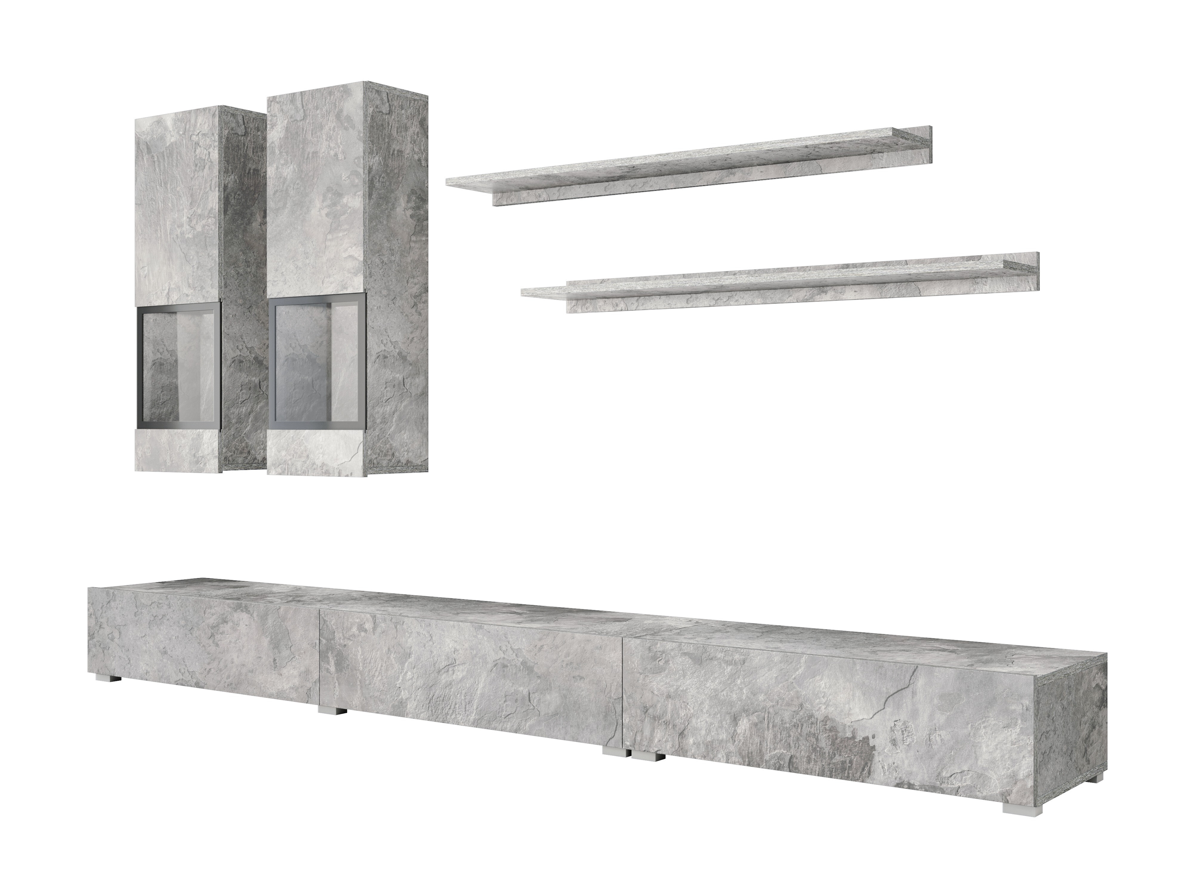 Set za dnevnu sobu Serodeu 104 (Beton)