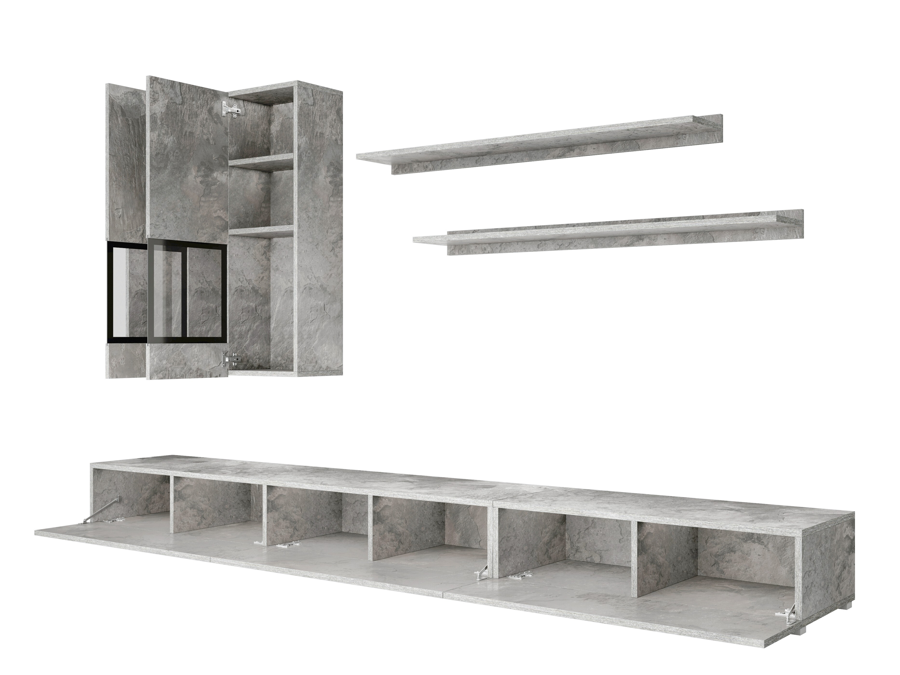 Set za dnevnu sobu Serodeu 104 (Beton)