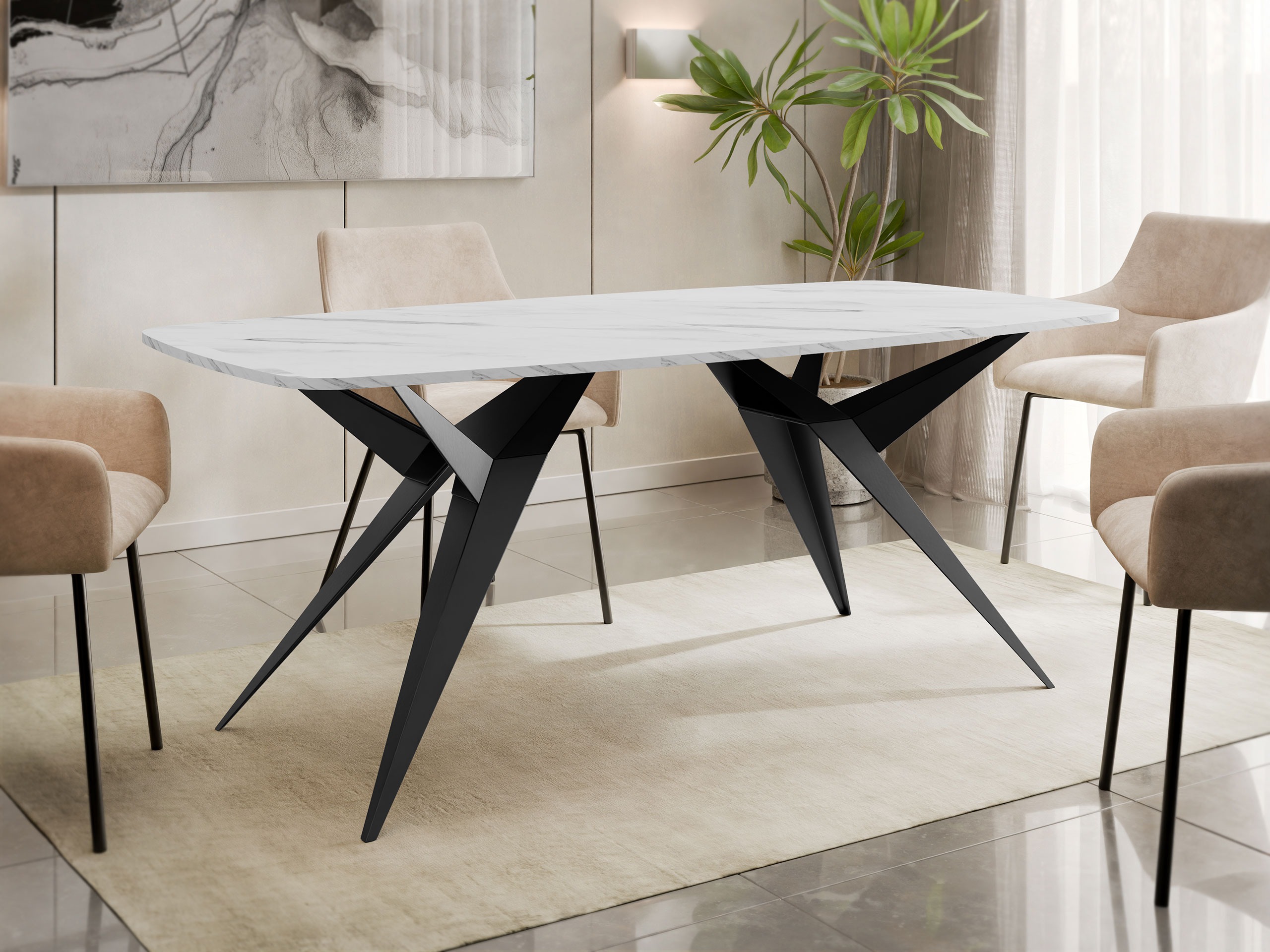 Sto Oswego 152 (Beli mermer)