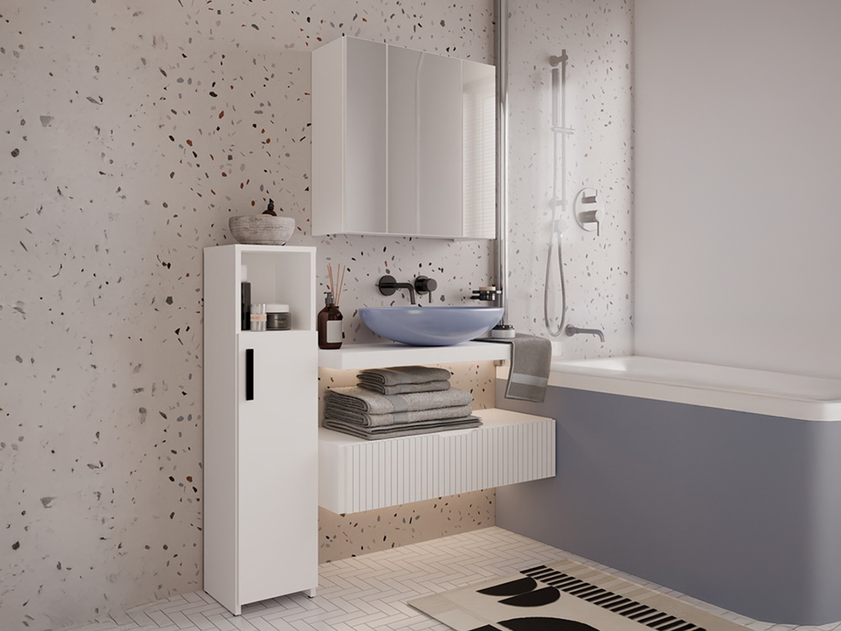 Ormarić za kupatilo Mandeville 344