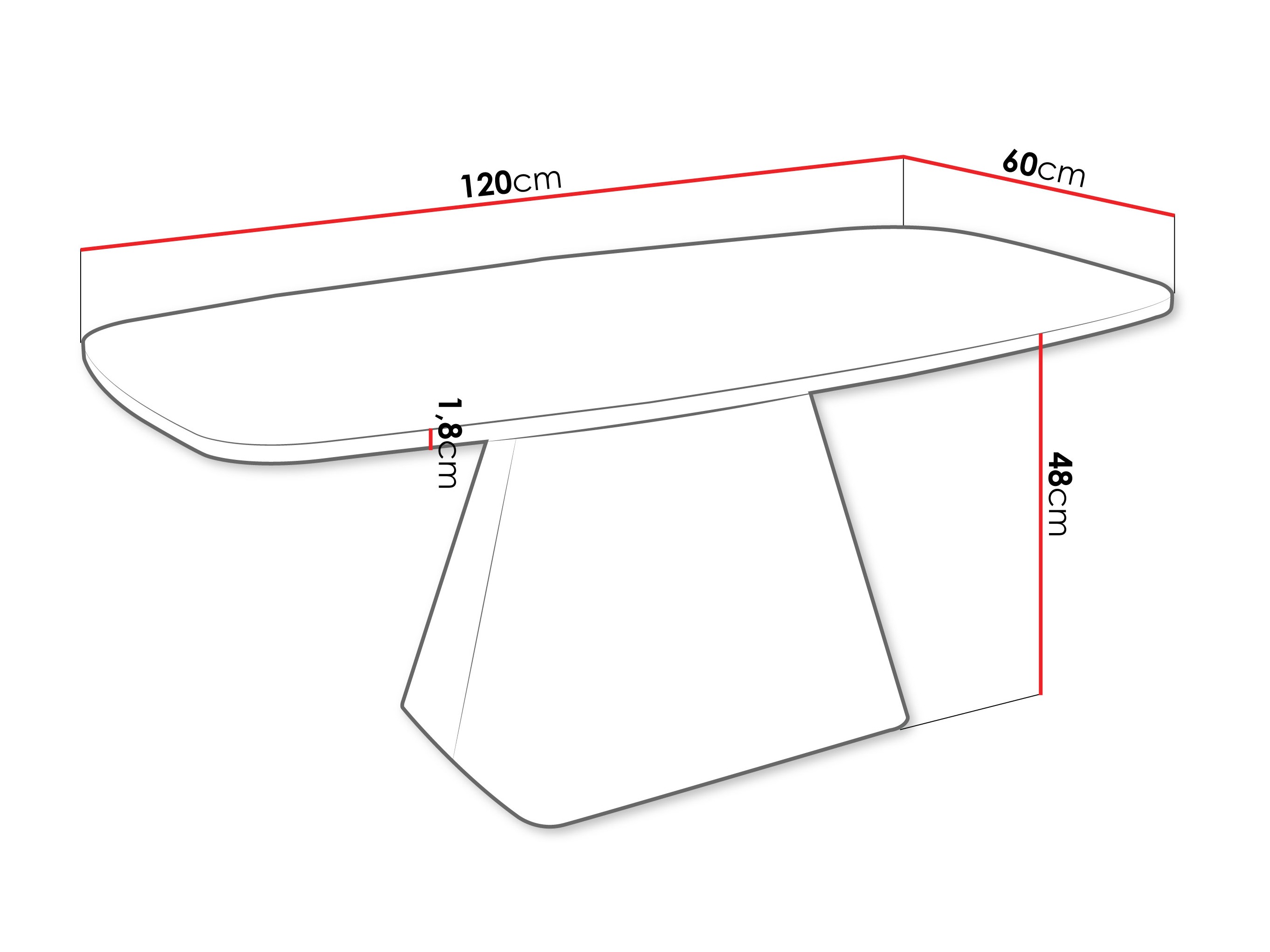 Stočić za kafu Oswego 158 (Beli mermer + Kašmir)