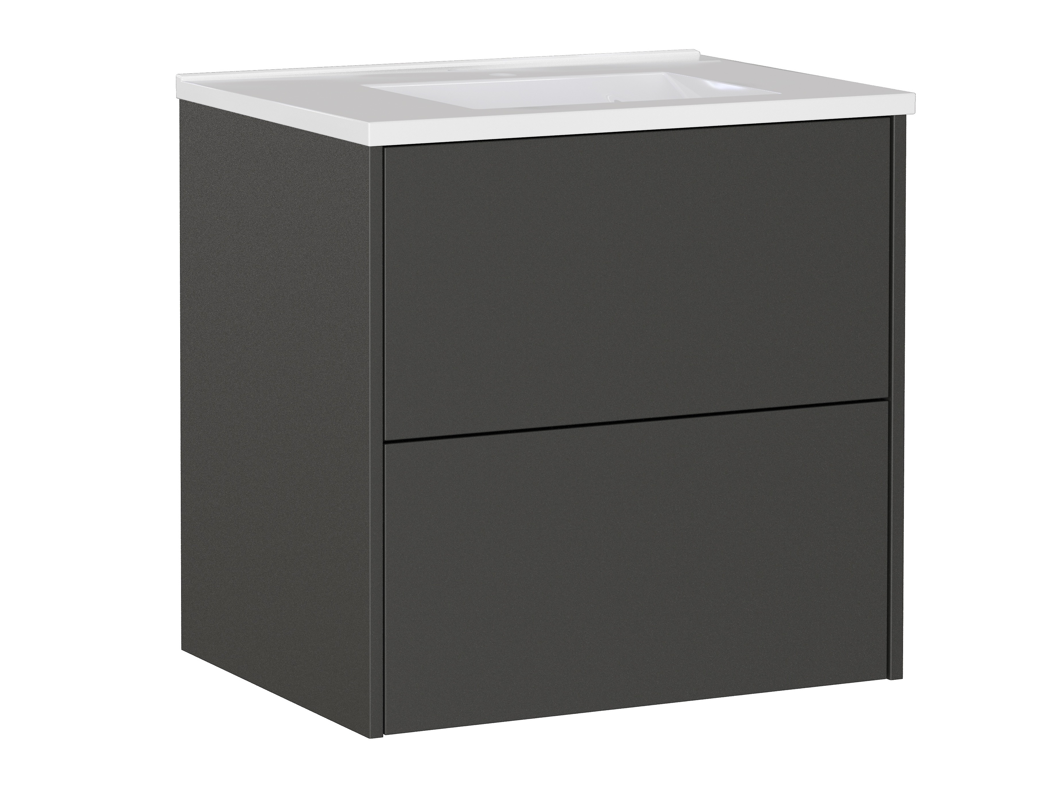 Viseći kupatilski element za lavabo Sacramento 522 (Graphite)