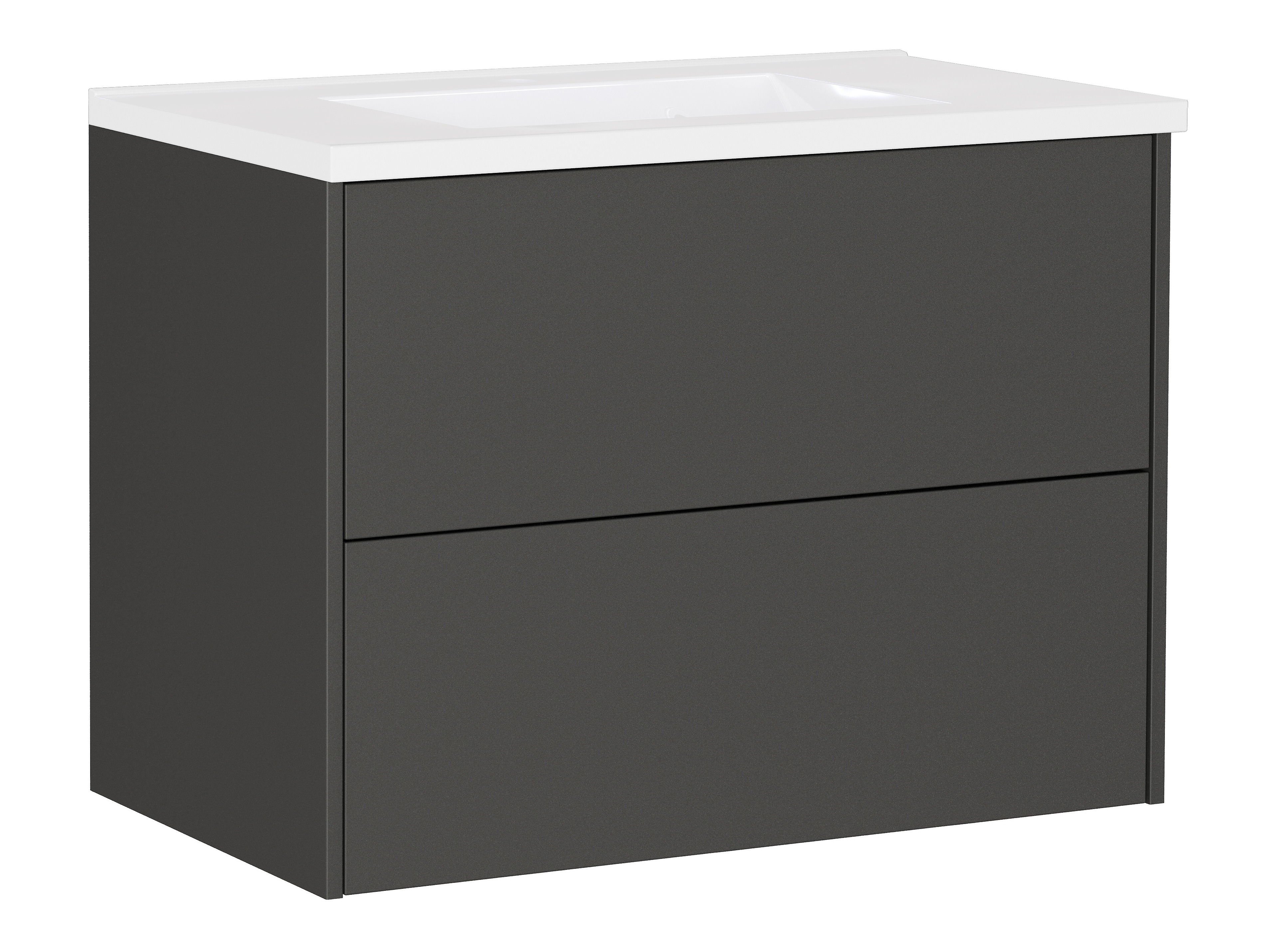 Viseći kupatilski element za lavabo Sacramento 523 (Graphite)