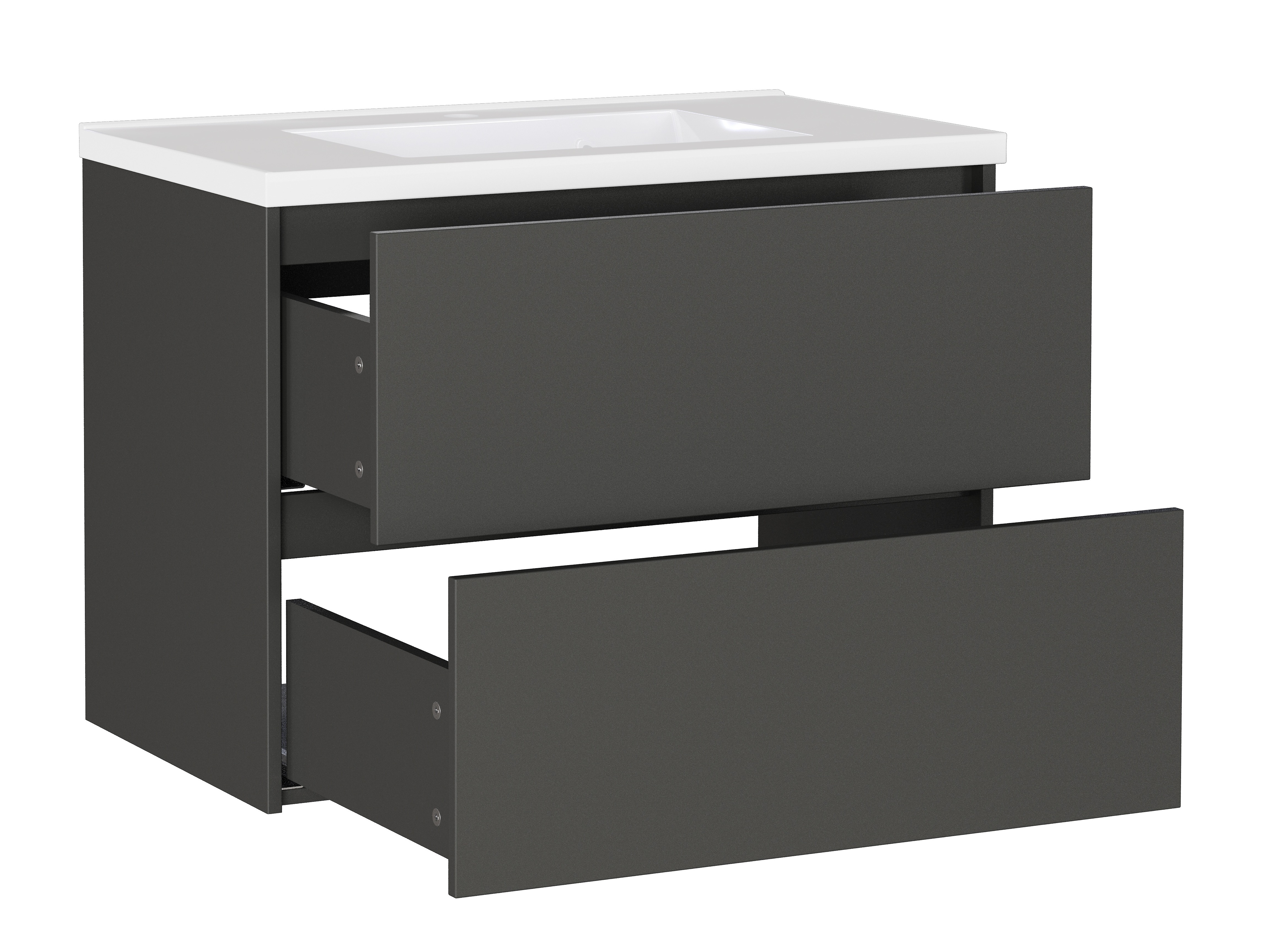 Viseći kupatilski element za lavabo Sacramento 523 (Graphite)