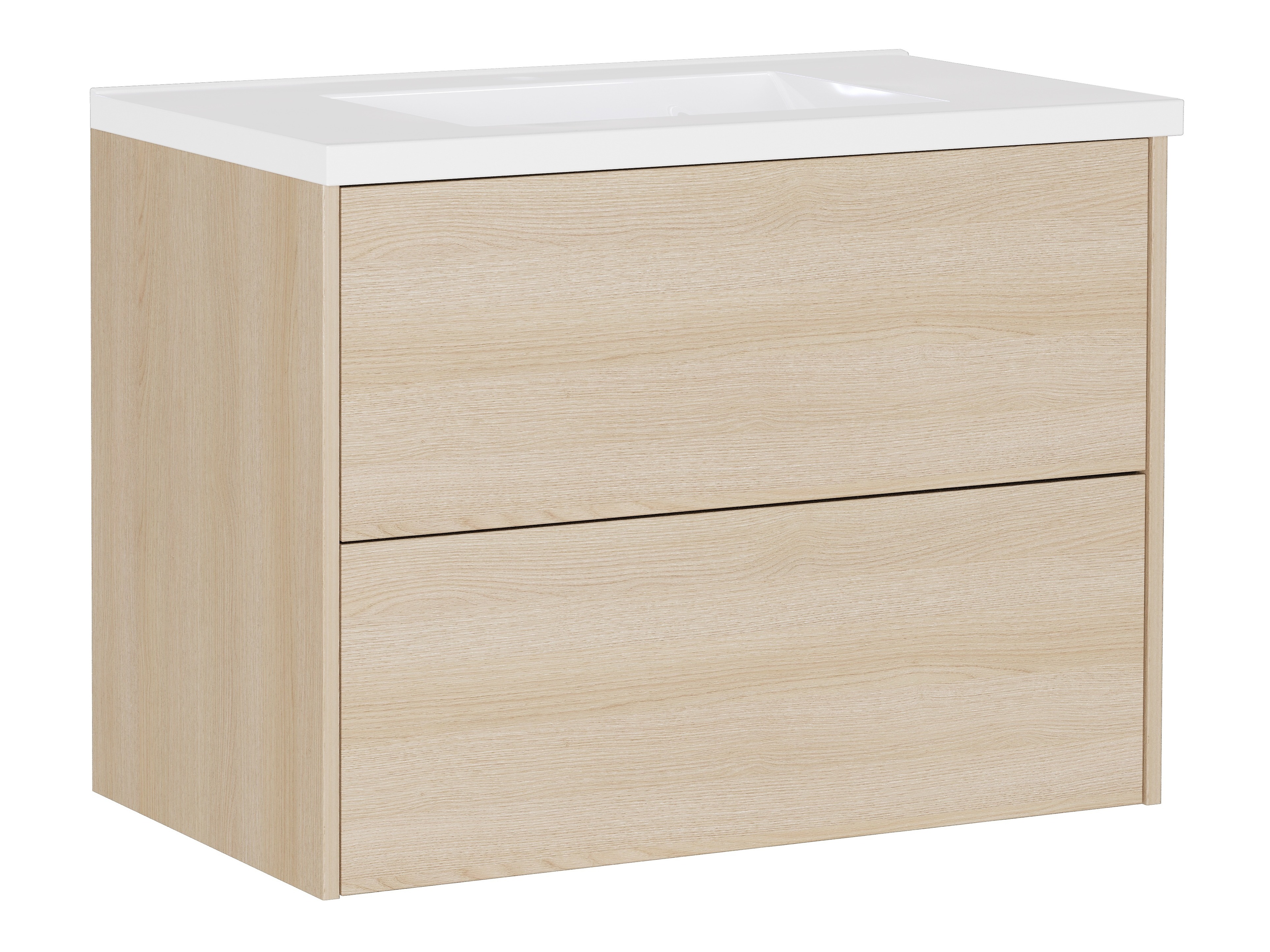 Viseći kupatilski element za lavabo Sacramento 523 (Hrast)