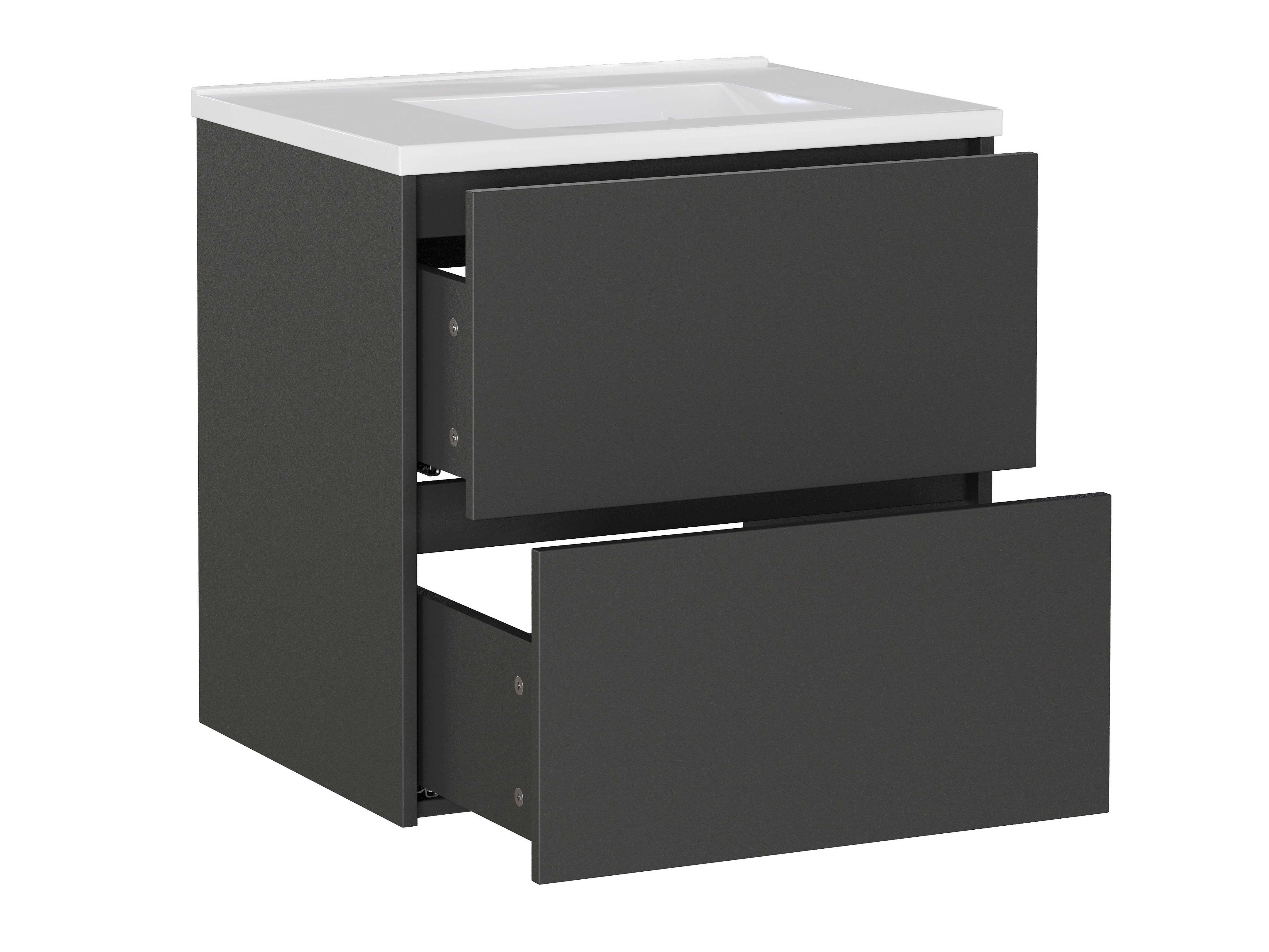 Zidni kupatilski ormarić za umivaonik Sacramento 522 (Grafit)