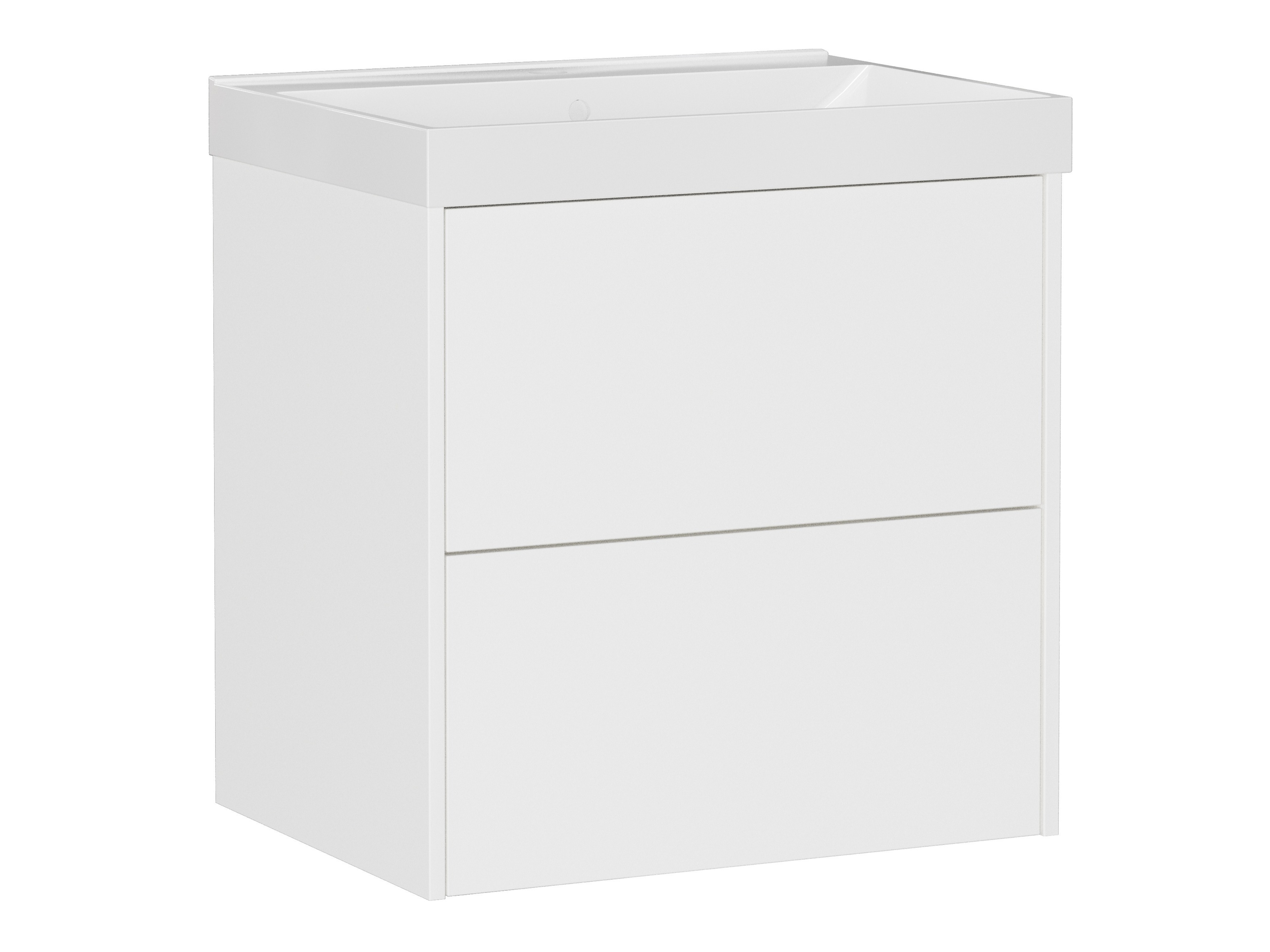 Viseći kupatilski element za lavabo Sacramento 524 (Belo)