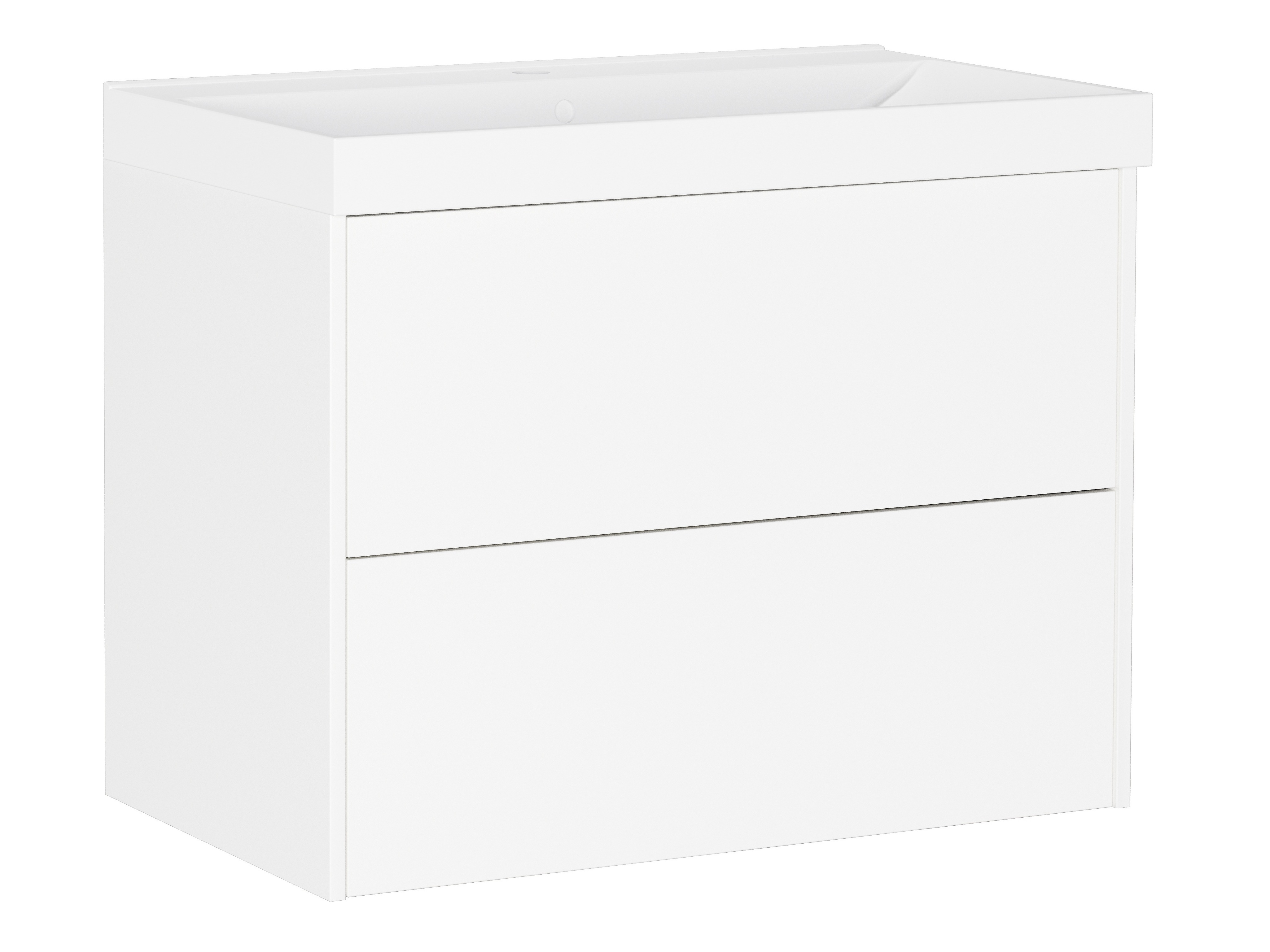 Viseći kupatilski element za lavabo Sacramento 525 (Belo)