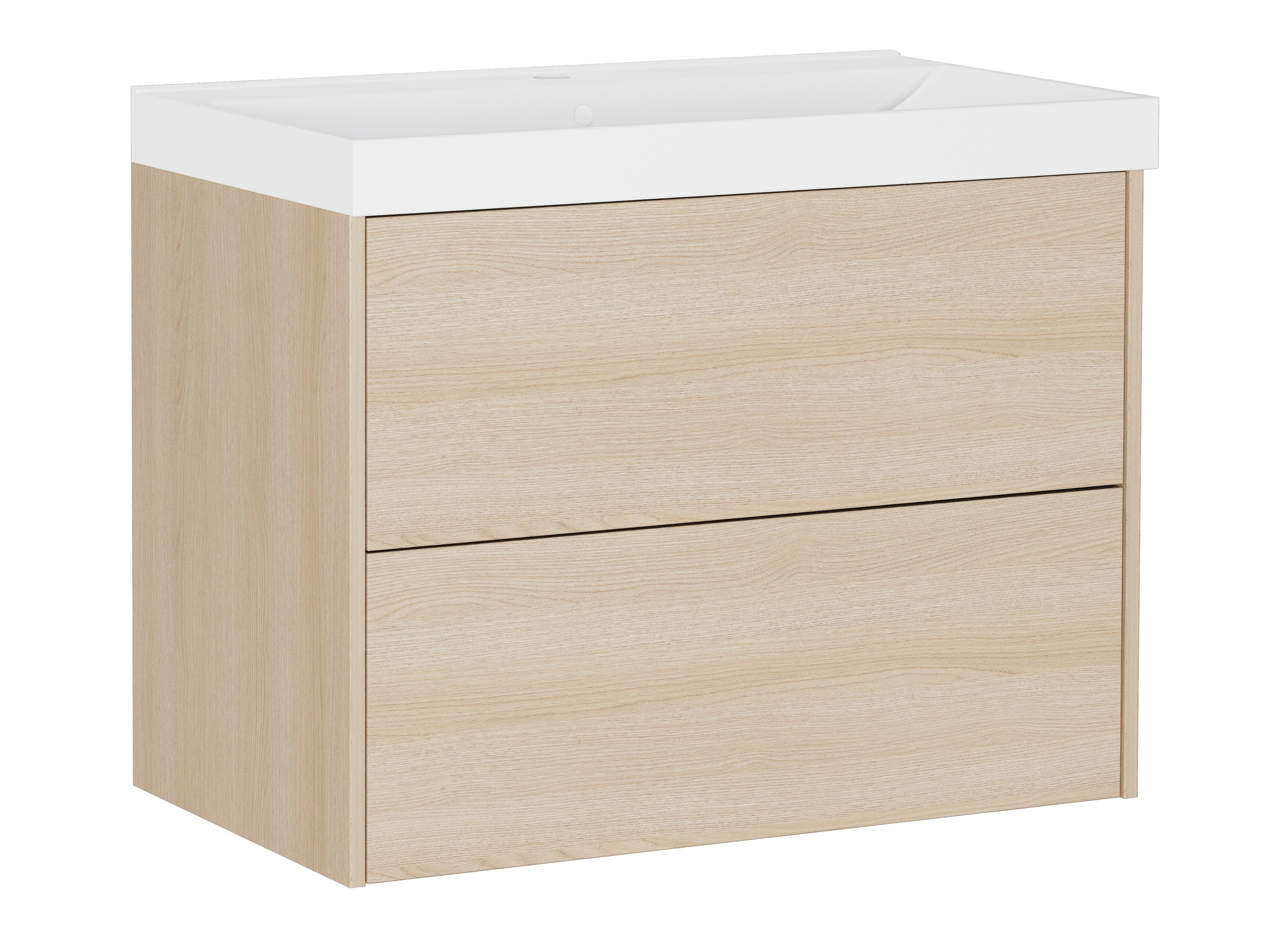 Viseći kupatilski element za lavabo Sacramento 525 (Hrast)