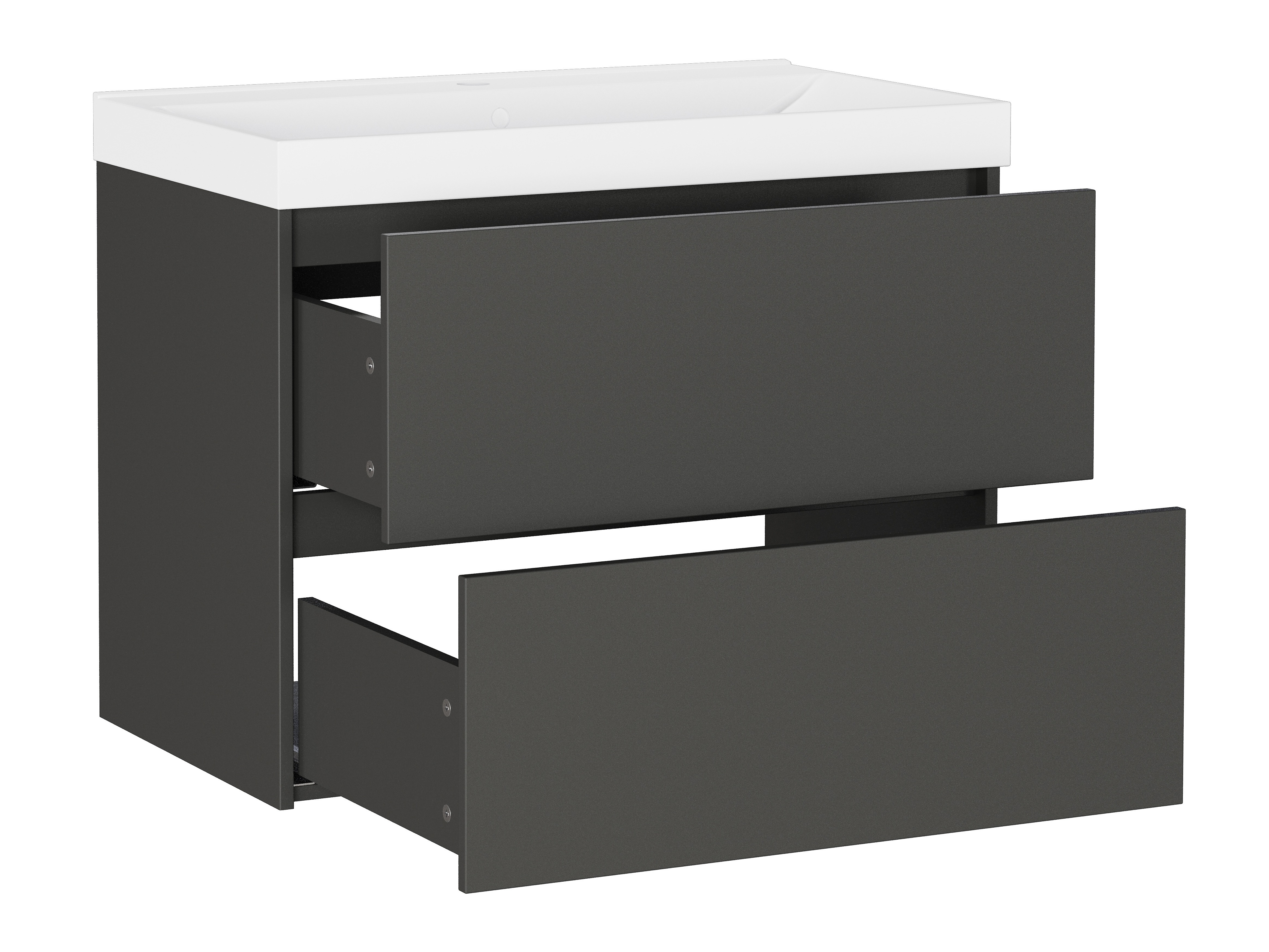 Zidni kupatilski ormarić za umivaonik Sacramento 525 (Grafit)