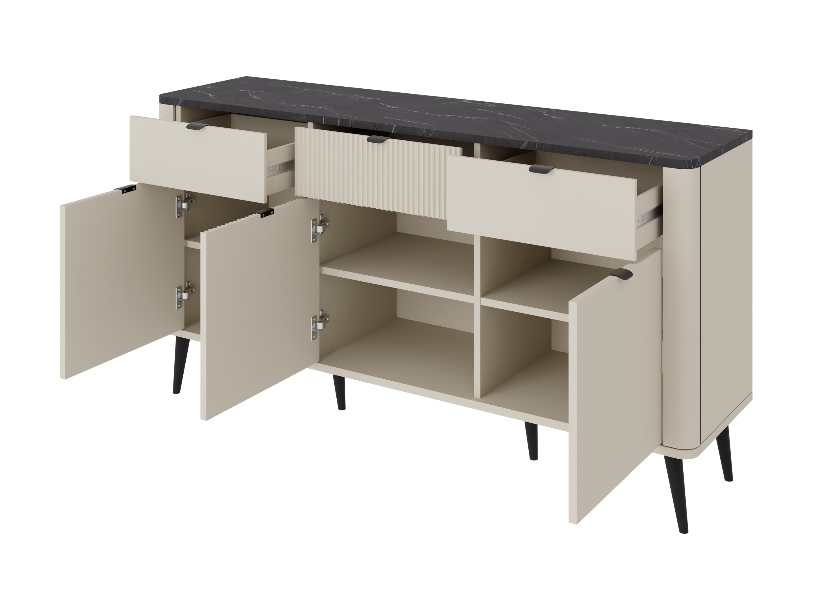 Komoda Lufela 109 (Kašmir + Sivi mermer)