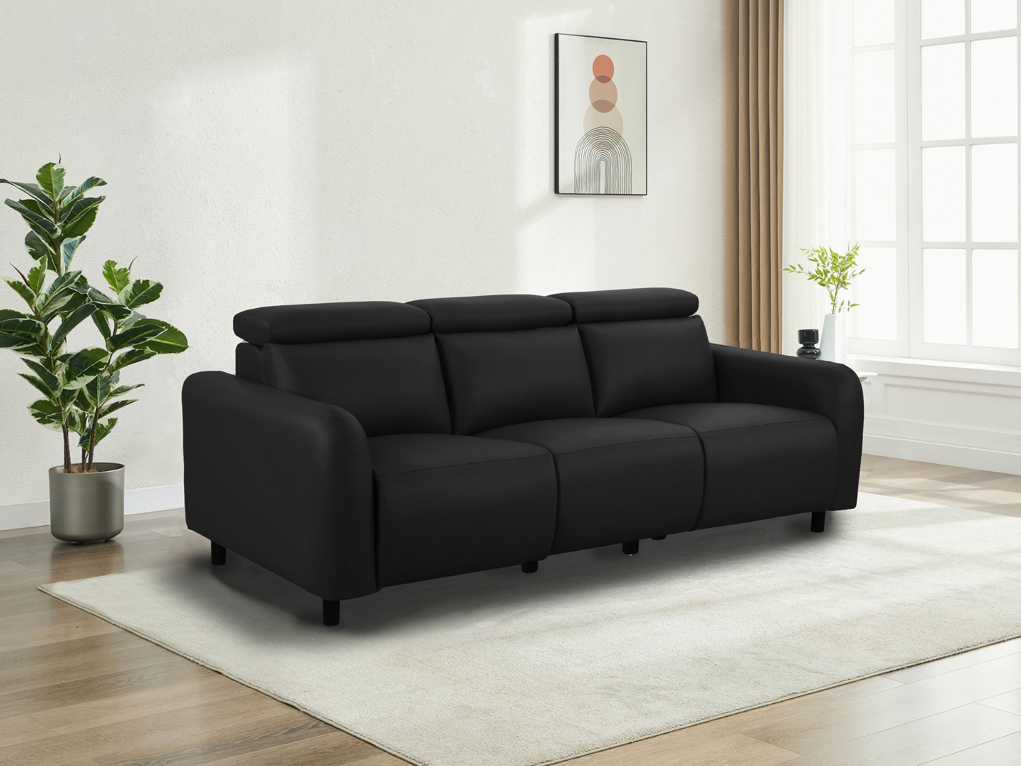 Relaks sofa Denton 1511 (Crno)