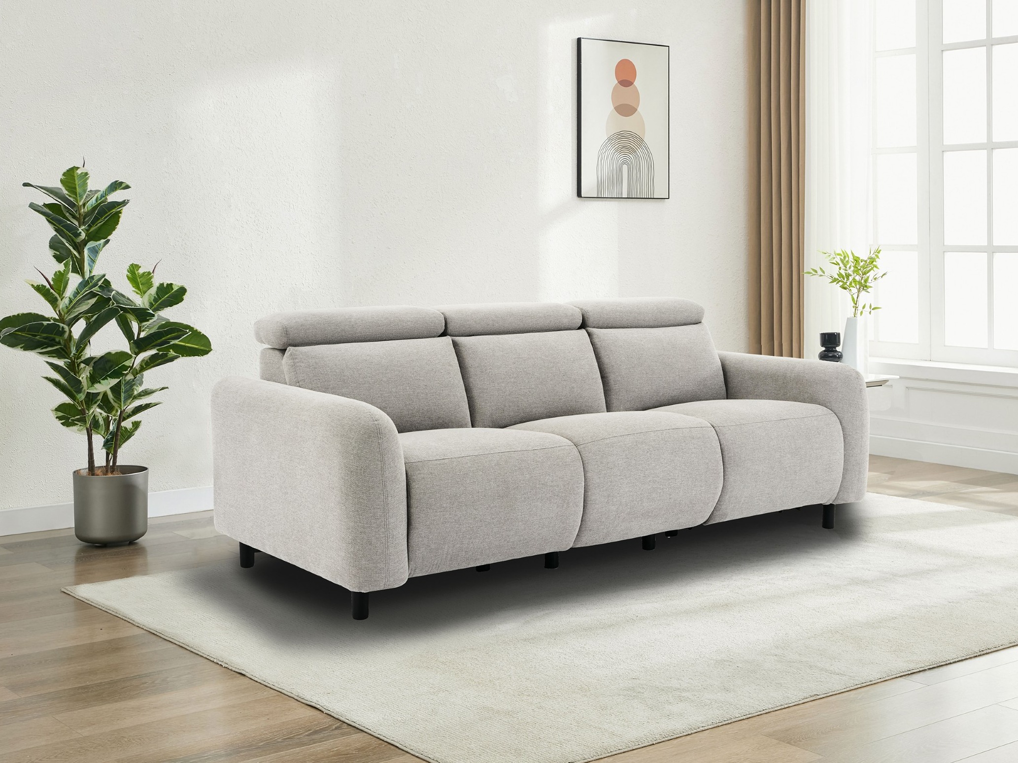 Relaks sofa Denton 1511 (Svetloosiva)