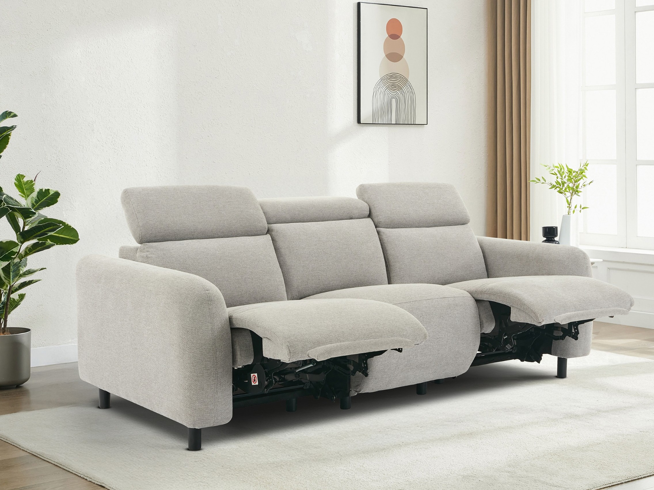 Relaks sofa Denton 1512 (Svetloosiva)