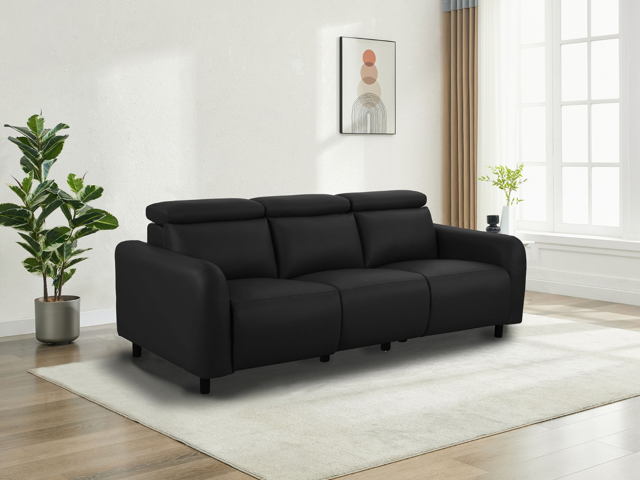 Relaks sofa Revbena 102 (Crno)