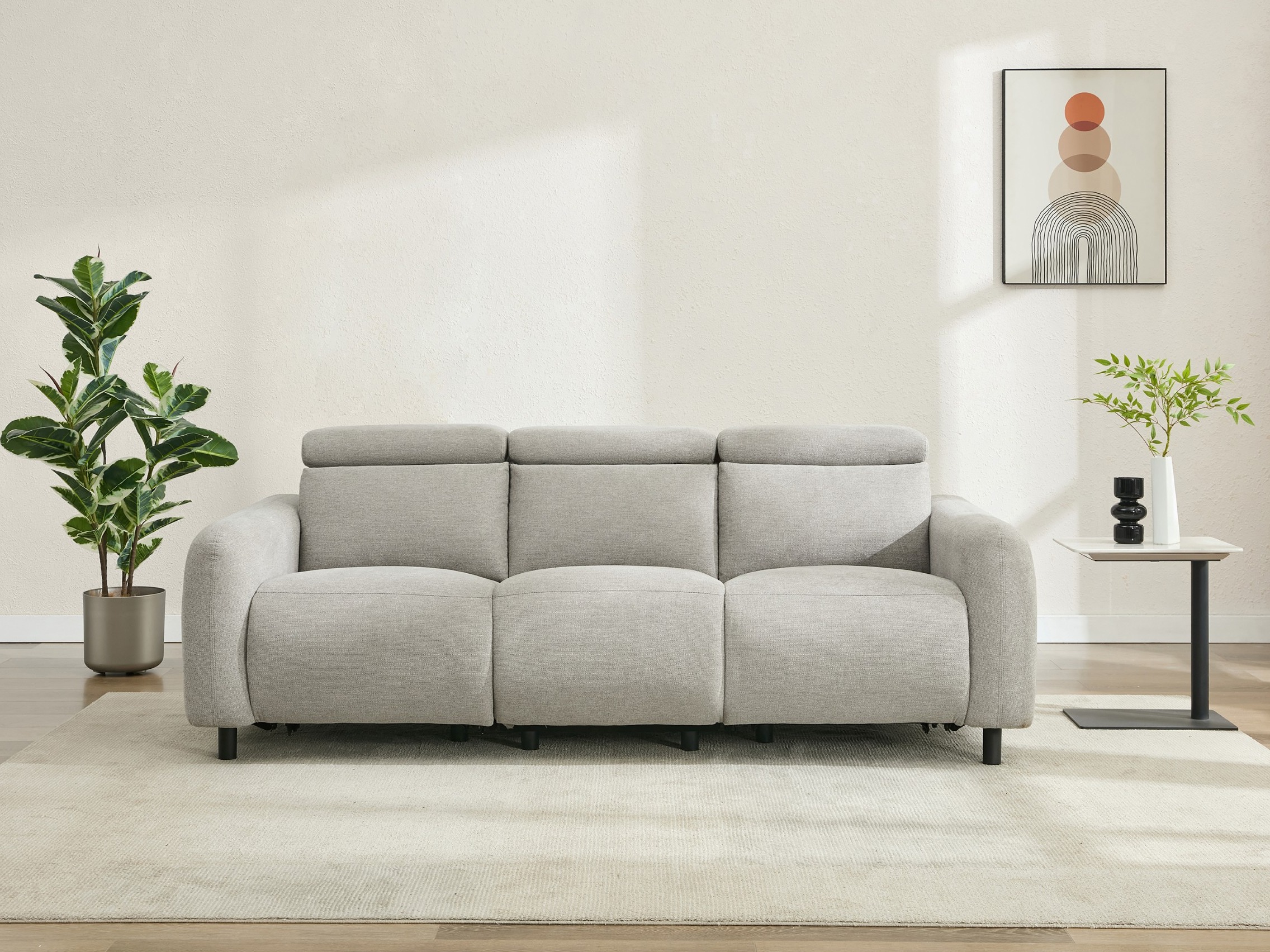 Relaks sofa Revbena 102 (Svetloosiva)