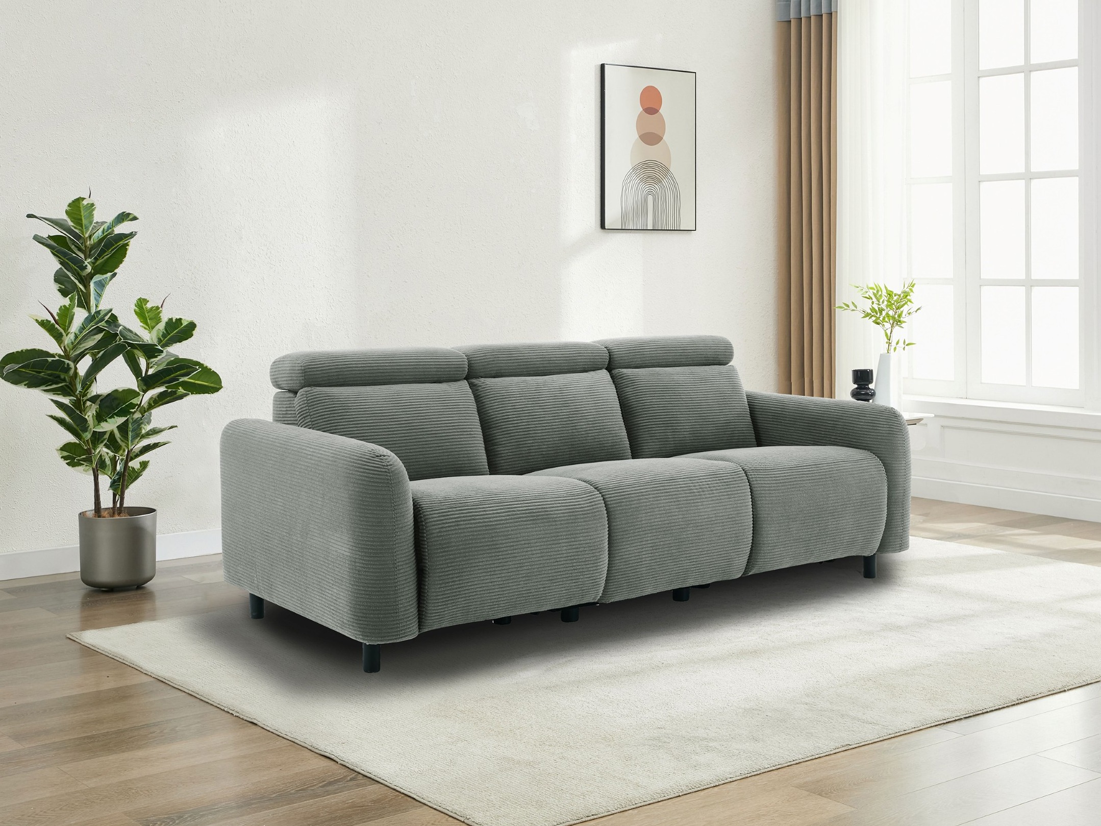 Relaks sofa Revbena 105 (Sivo)