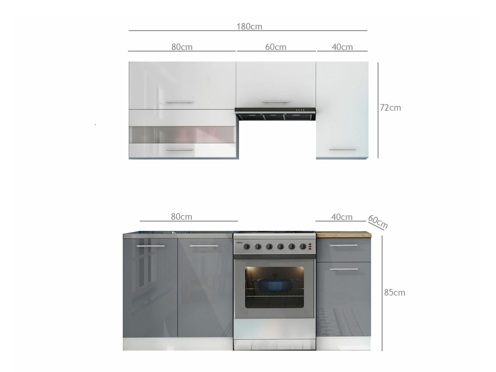 Modularni kuhinjski set Tiffa Mix 100