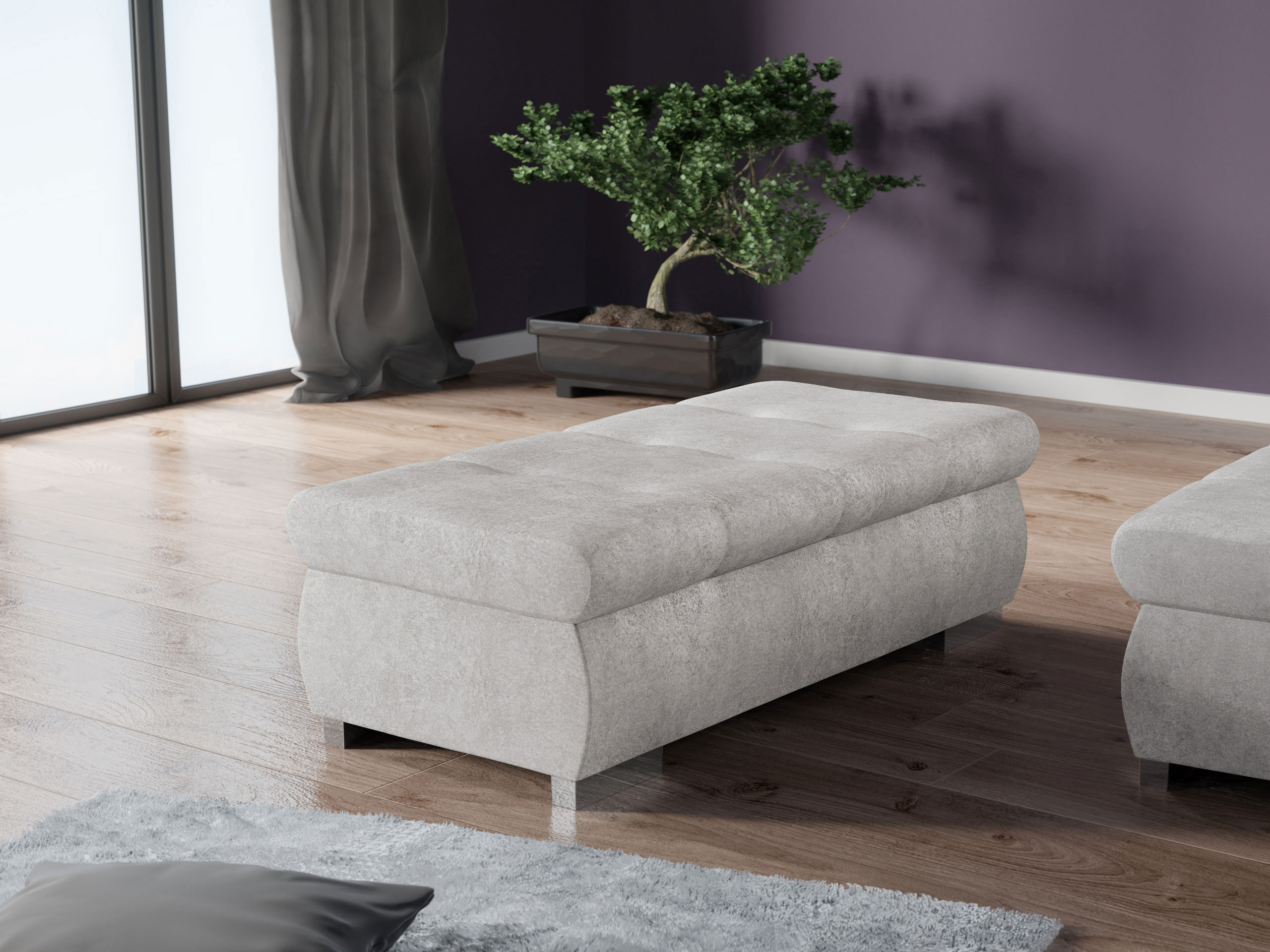 Tapacirana klupa Comfivo Nitor I (Zoya 01)