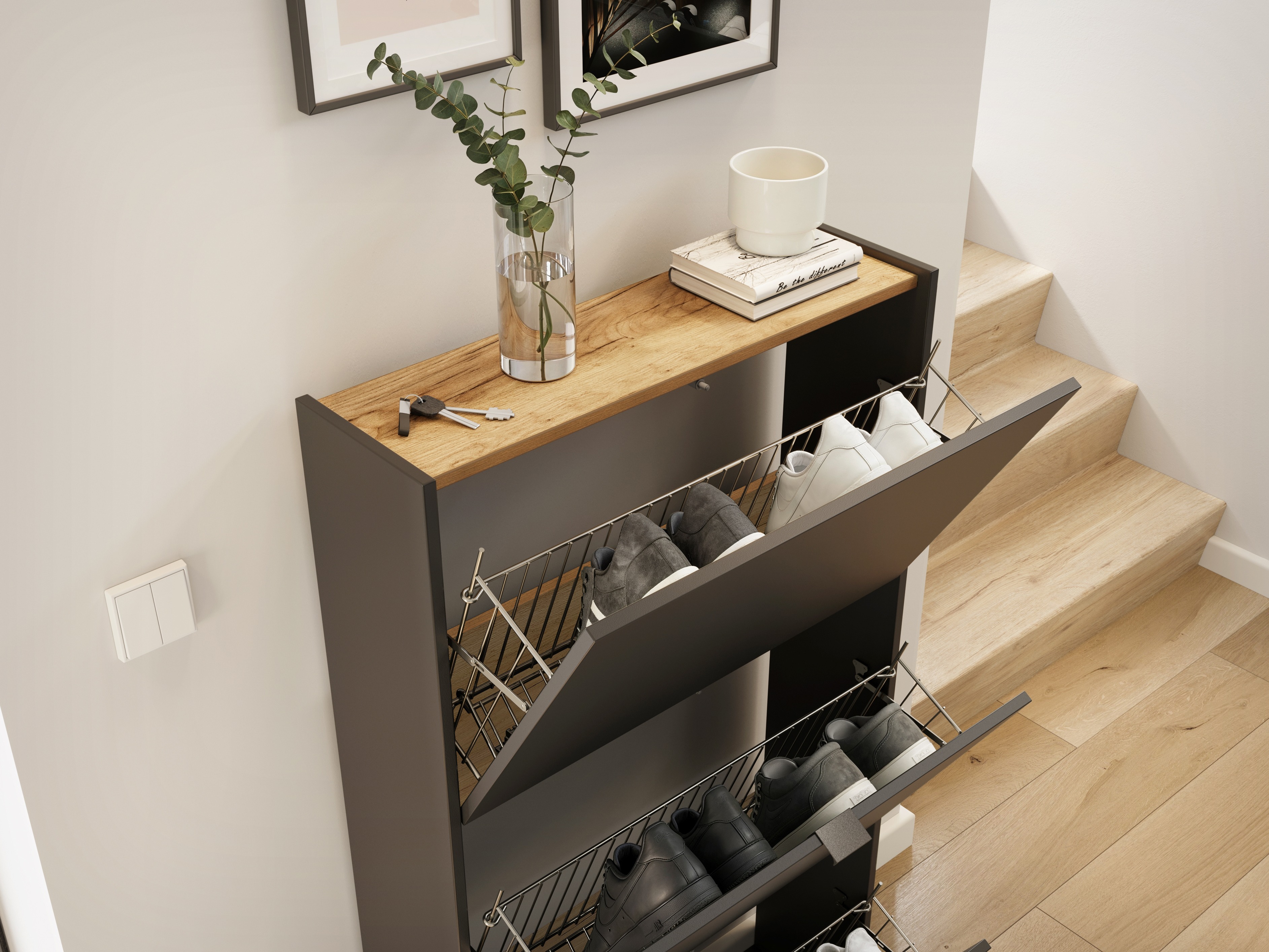 Cipelarnik Cirsale 113 (Navarra hrast + Grafit)