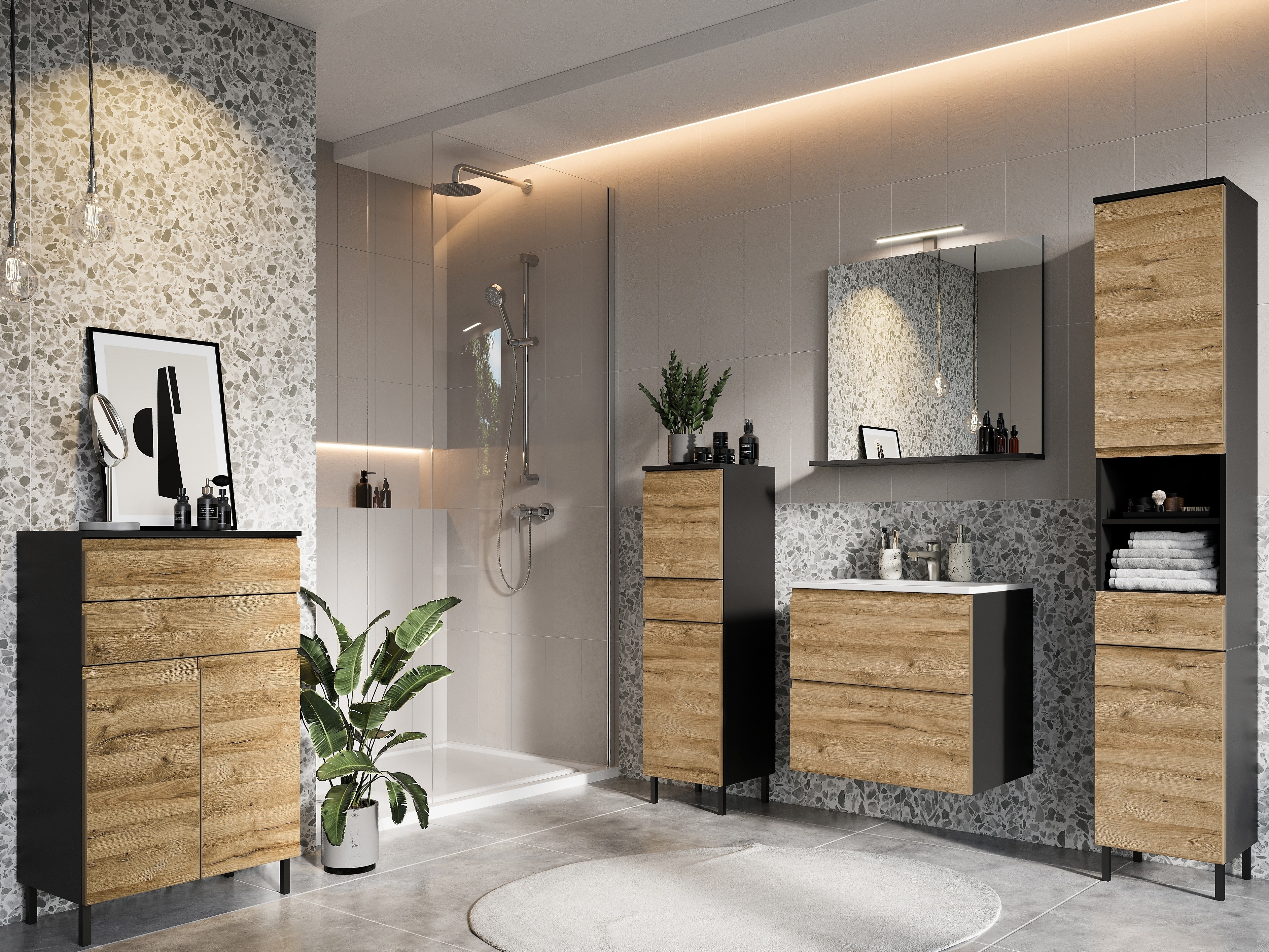 Viseći kupatilski element za lavabo Talmira 116