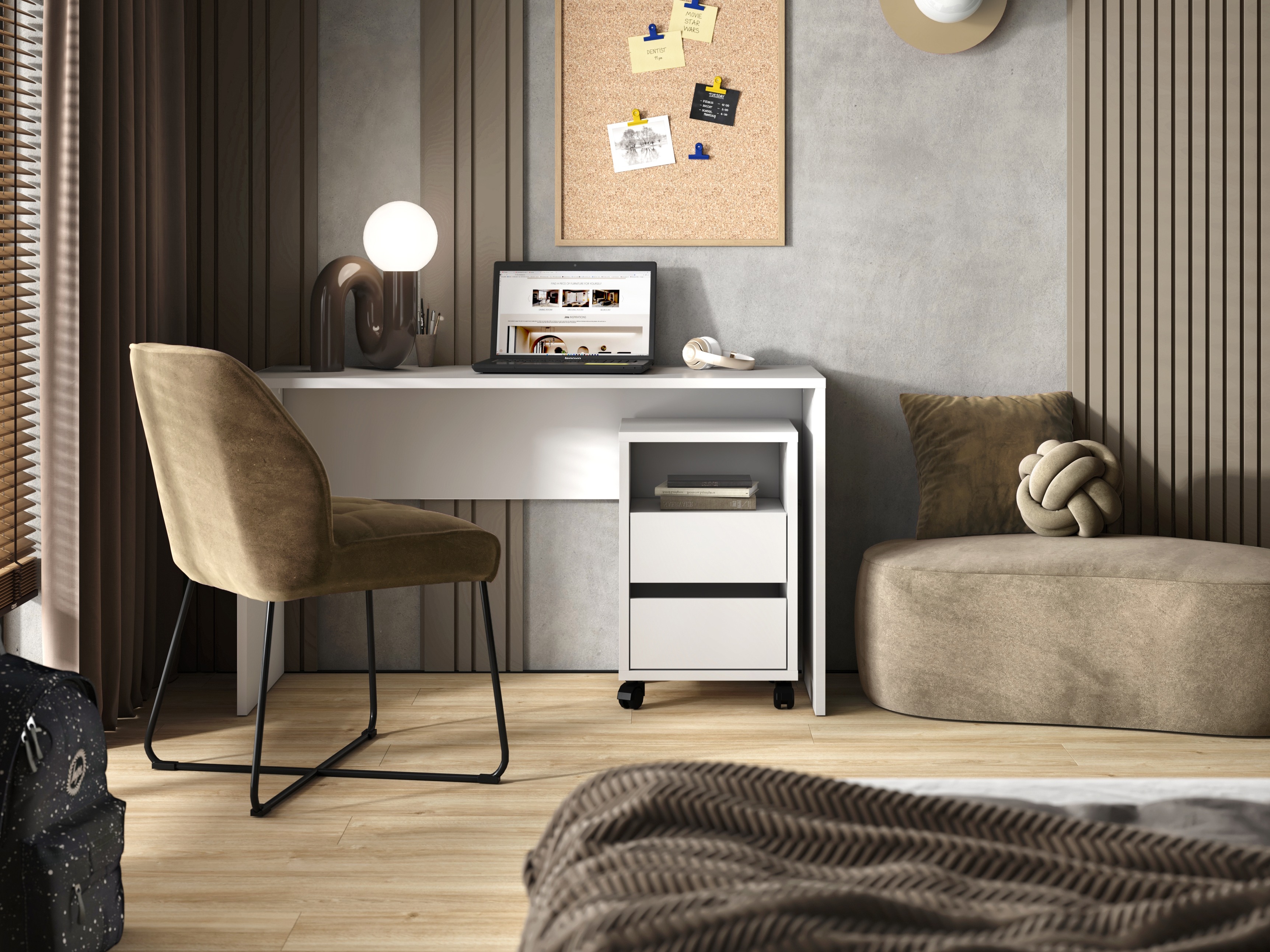 Kancelarijski sto Austin 347 (Belo)