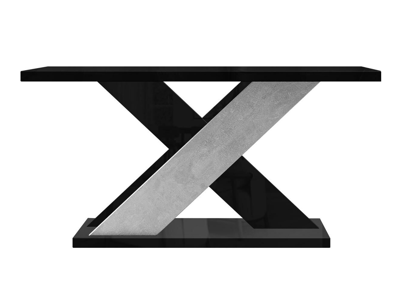 Stočić za kafu Goodyear 116 (Sjajno crna + Beton)