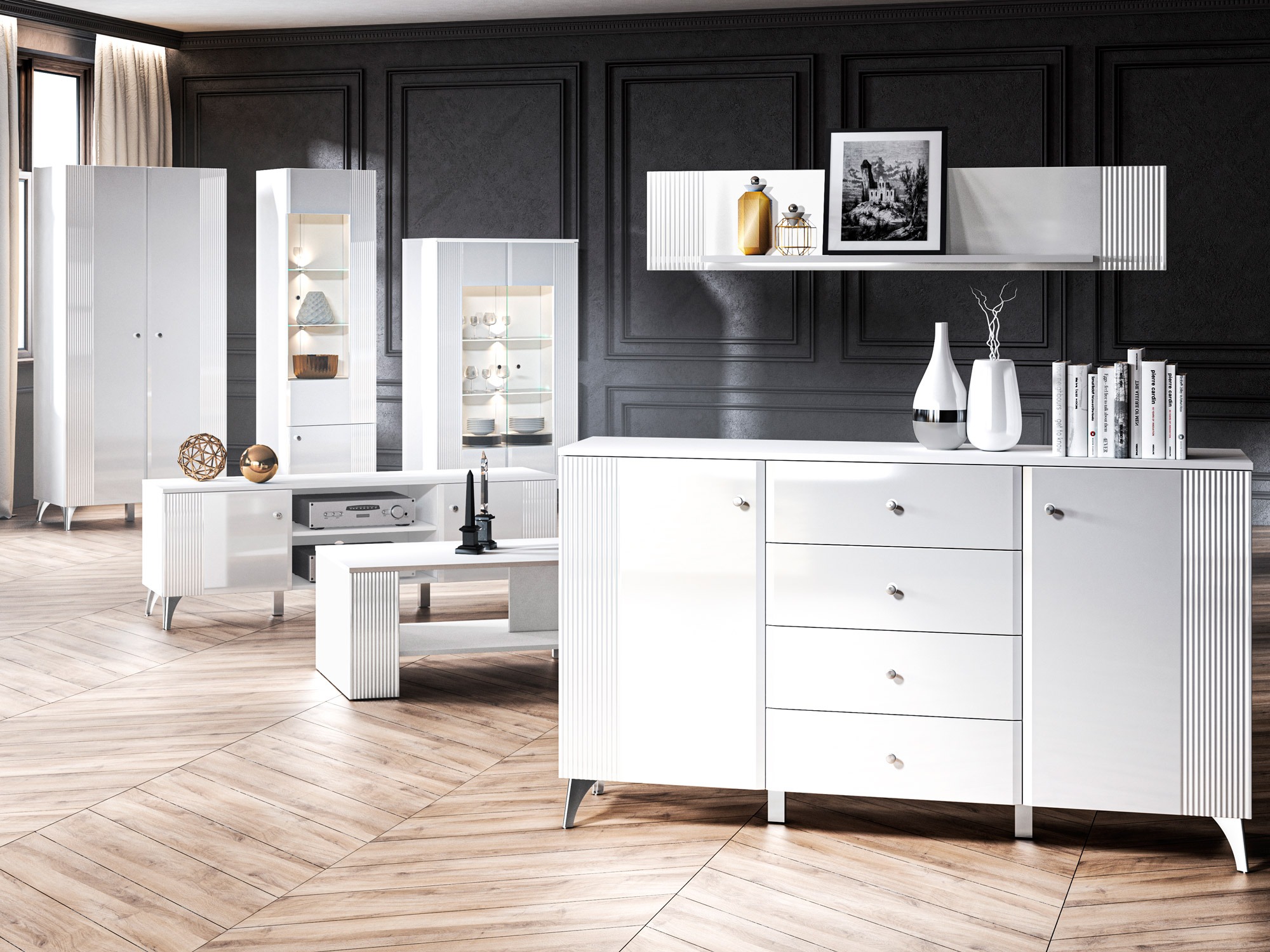 Zidna polica Madison U106