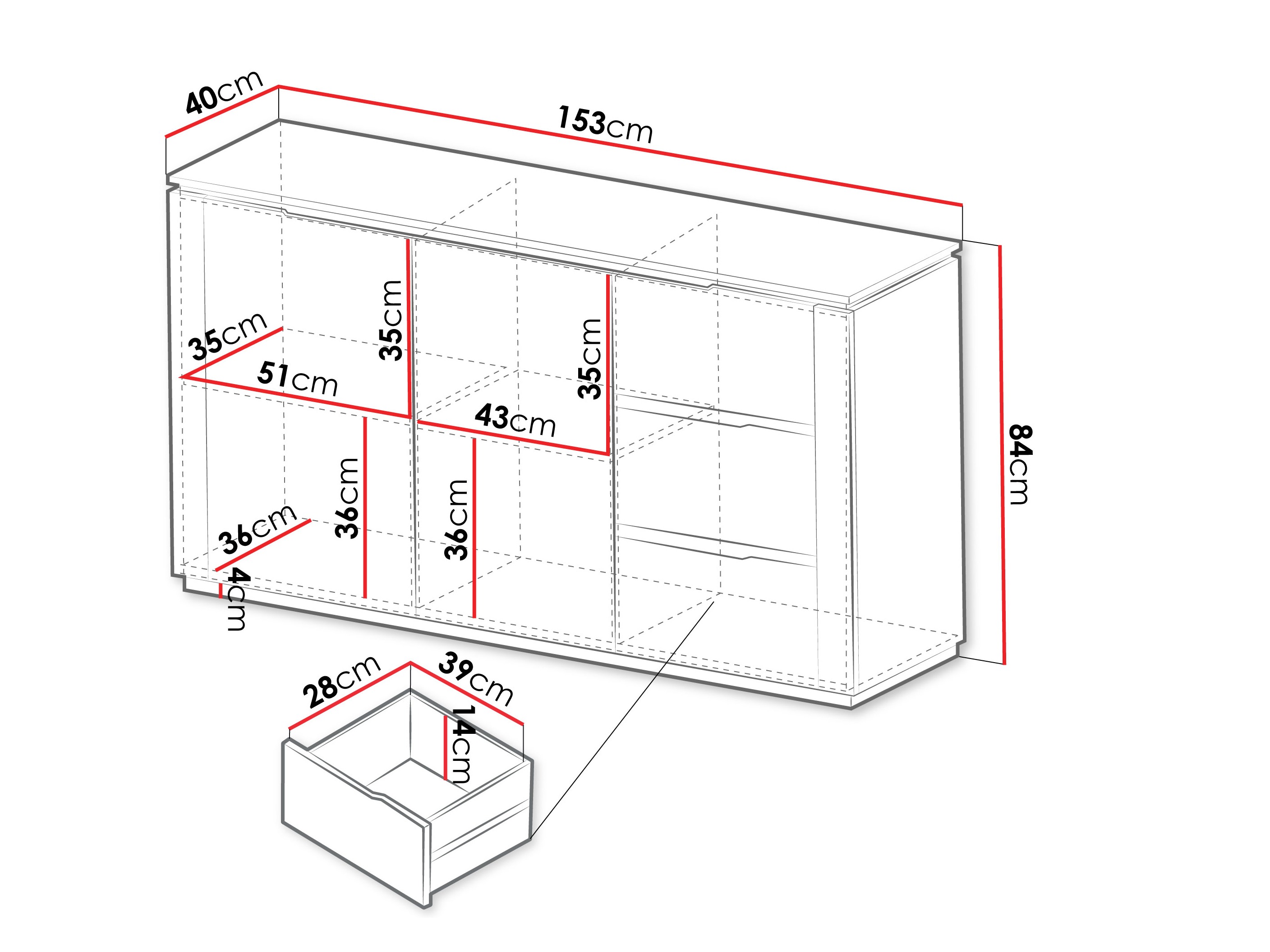 Komoda Comfivo Elivelo 100