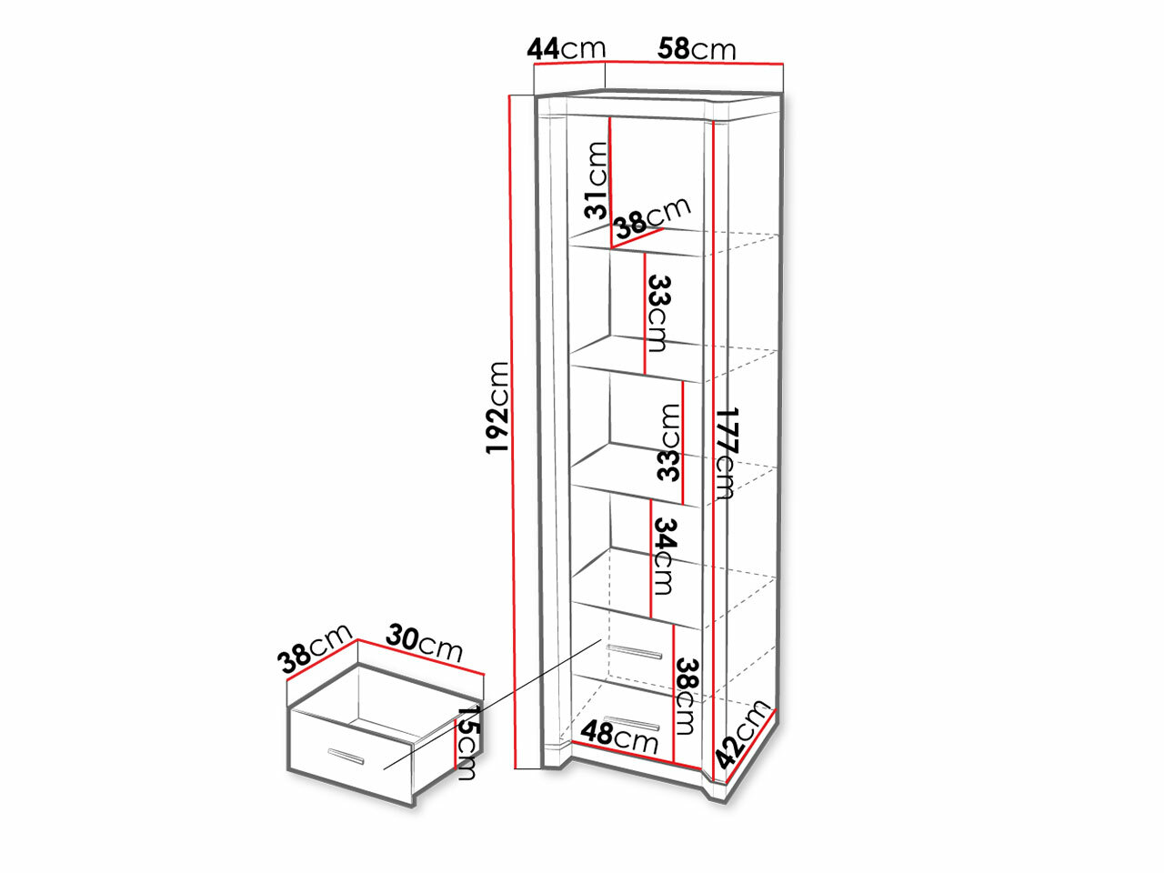Polica Lorelie 115 (Trufel)